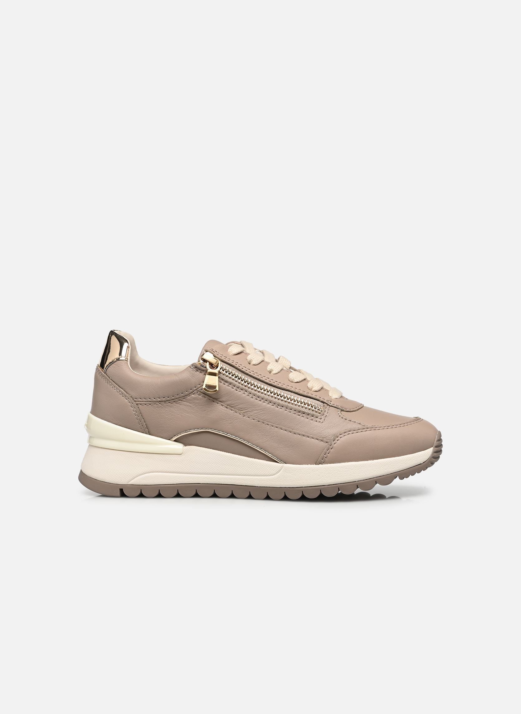Baskets D DESYA BNC femme beige Geox Baskets D DESYA BNC femme beige BEIGE/OR CLAIR