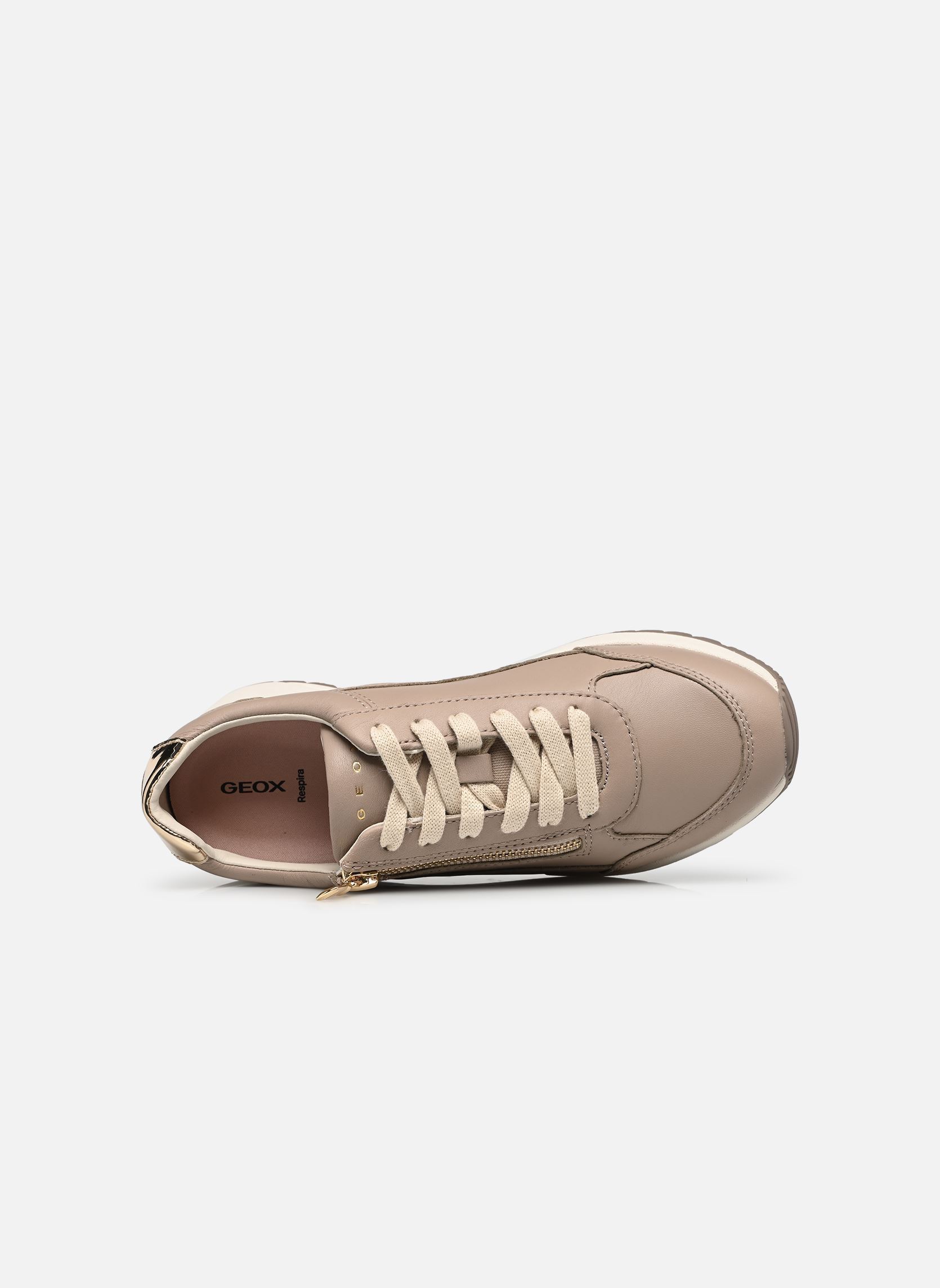 Baskets D DESYA BNC femme beige Geox Baskets D DESYA BNC femme beige BEIGE/OR CLAIR