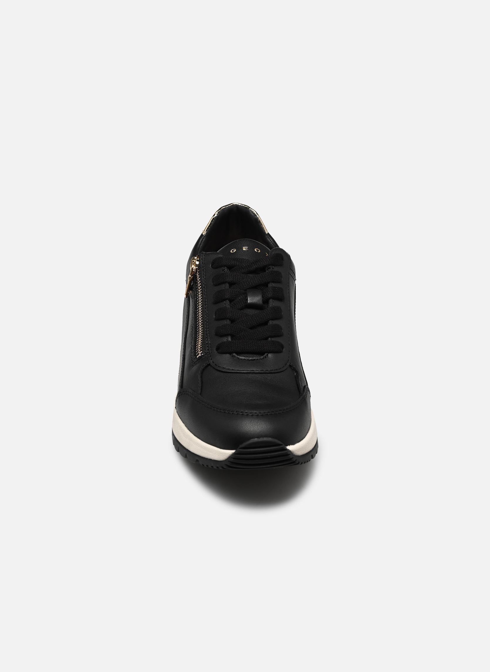 Sneakers D DESYA BNC dames zwart Geox Sneakers D DESYA BNC dames zwart BLACK/LIGHT GOLD