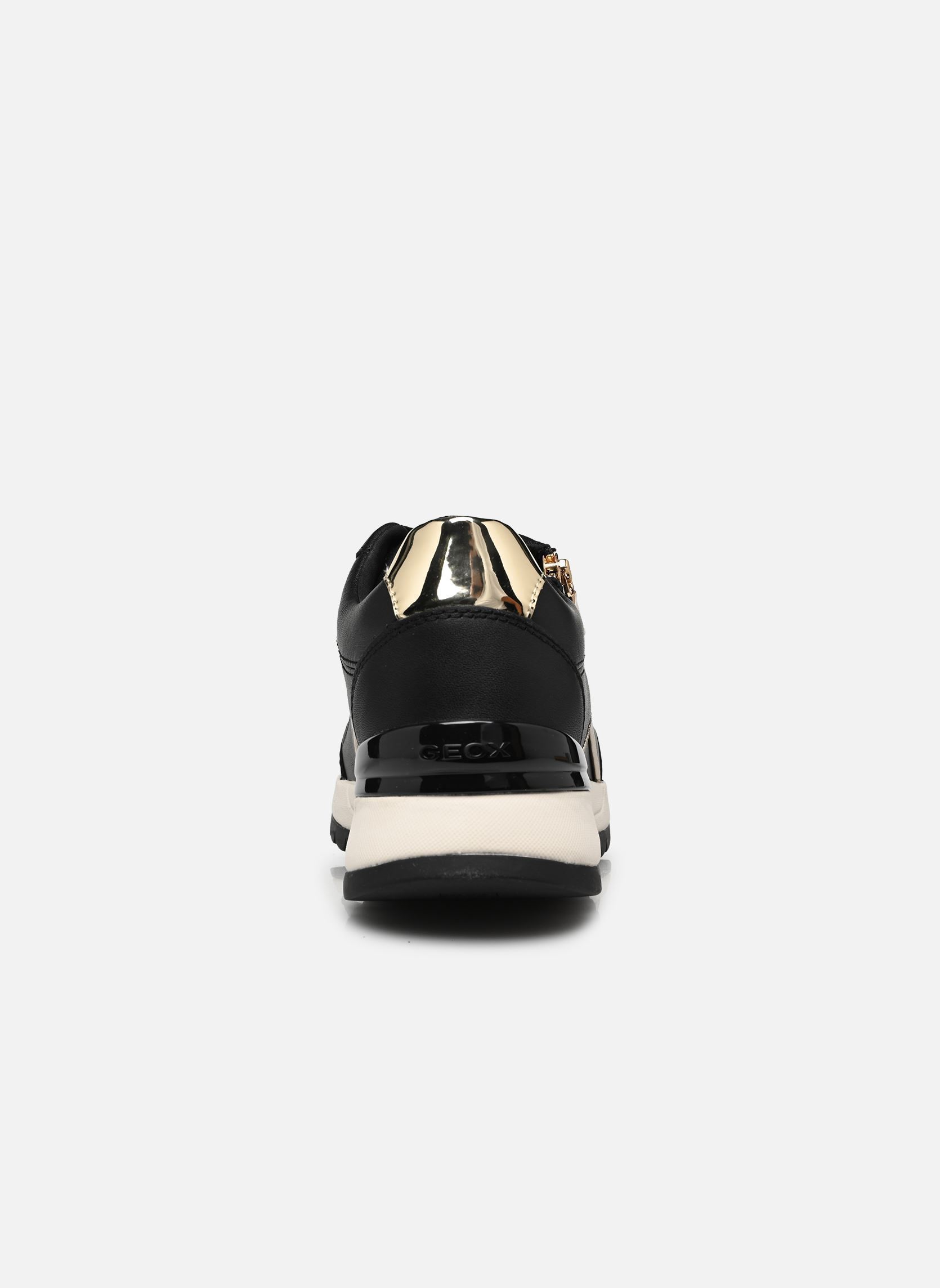 Sneakers D DESYA BNC dames zwart Geox Sneakers D DESYA BNC dames zwart BLACK/LIGHT GOLD