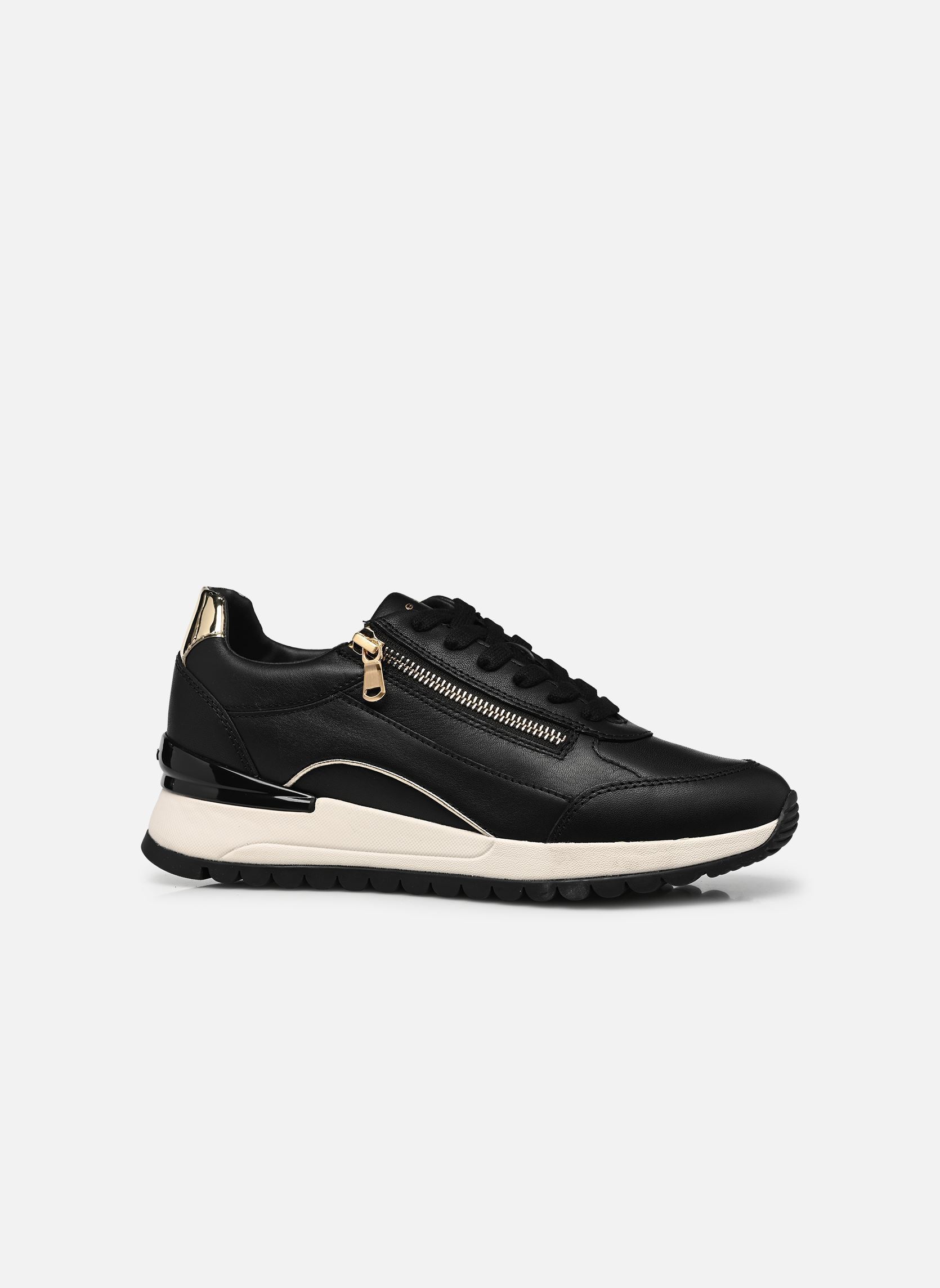 Sneakers D DESYA BNC dames zwart Geox Sneakers D DESYA BNC dames zwart BLACK/LIGHT GOLD