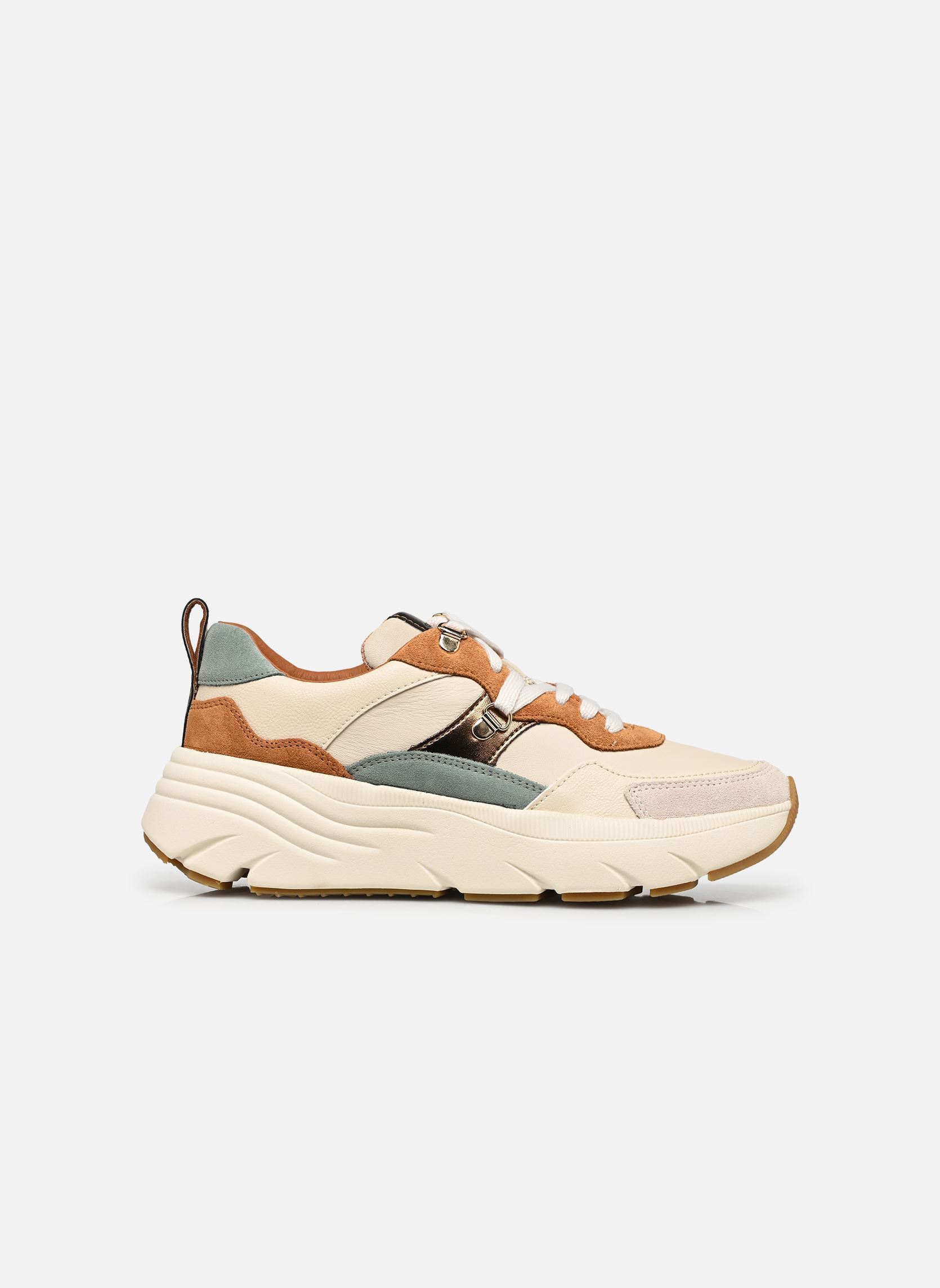 Baskets D DIAMANTA femme multicolore Geox Baskets D DIAMANTA femme multicolore WHISKY/LIGHT SAND
