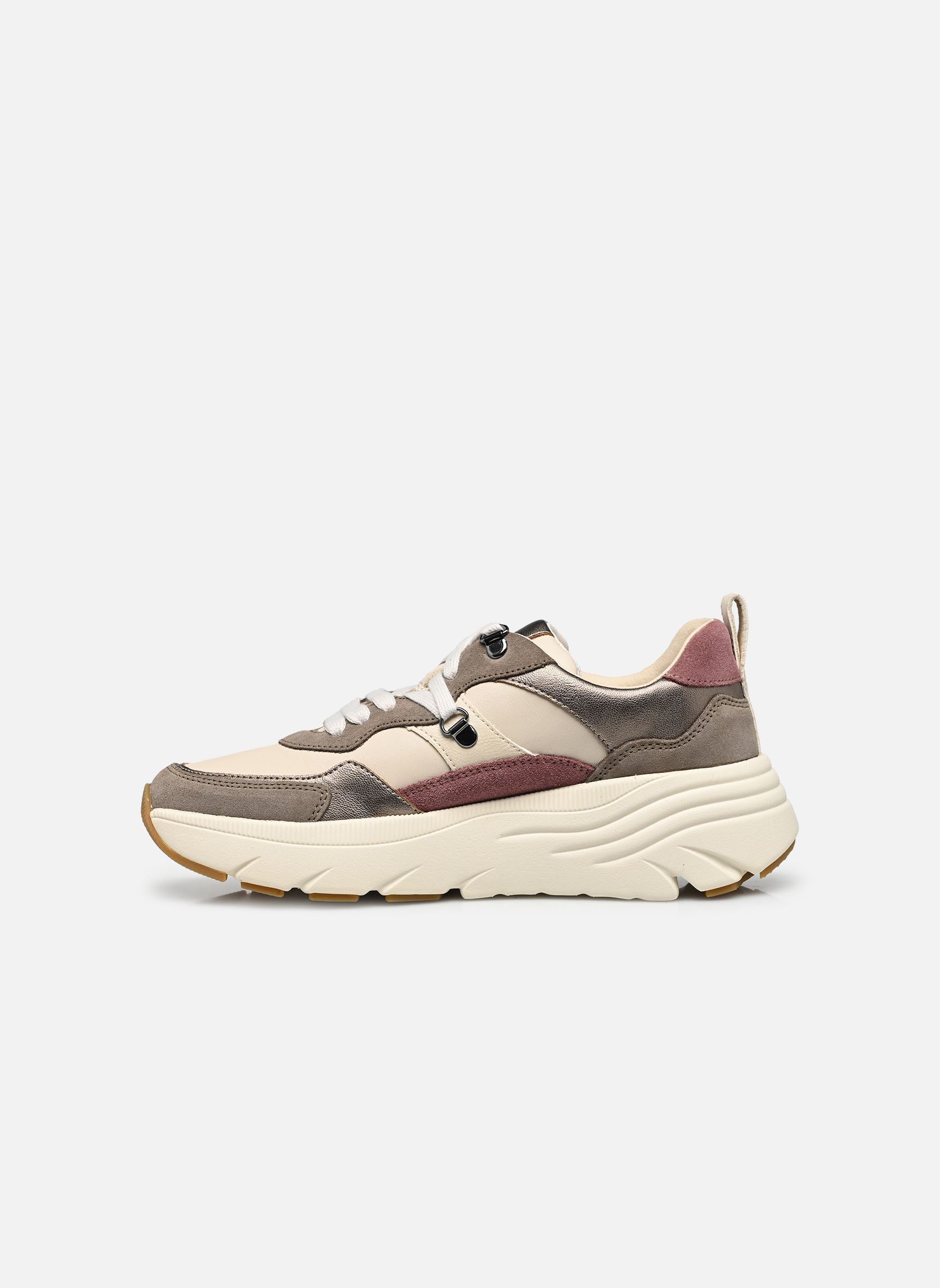 Baskets D DIAMANTA femme multicolore Geox Baskets D DIAMANTA femme multicolore DOVE GREY/SAND