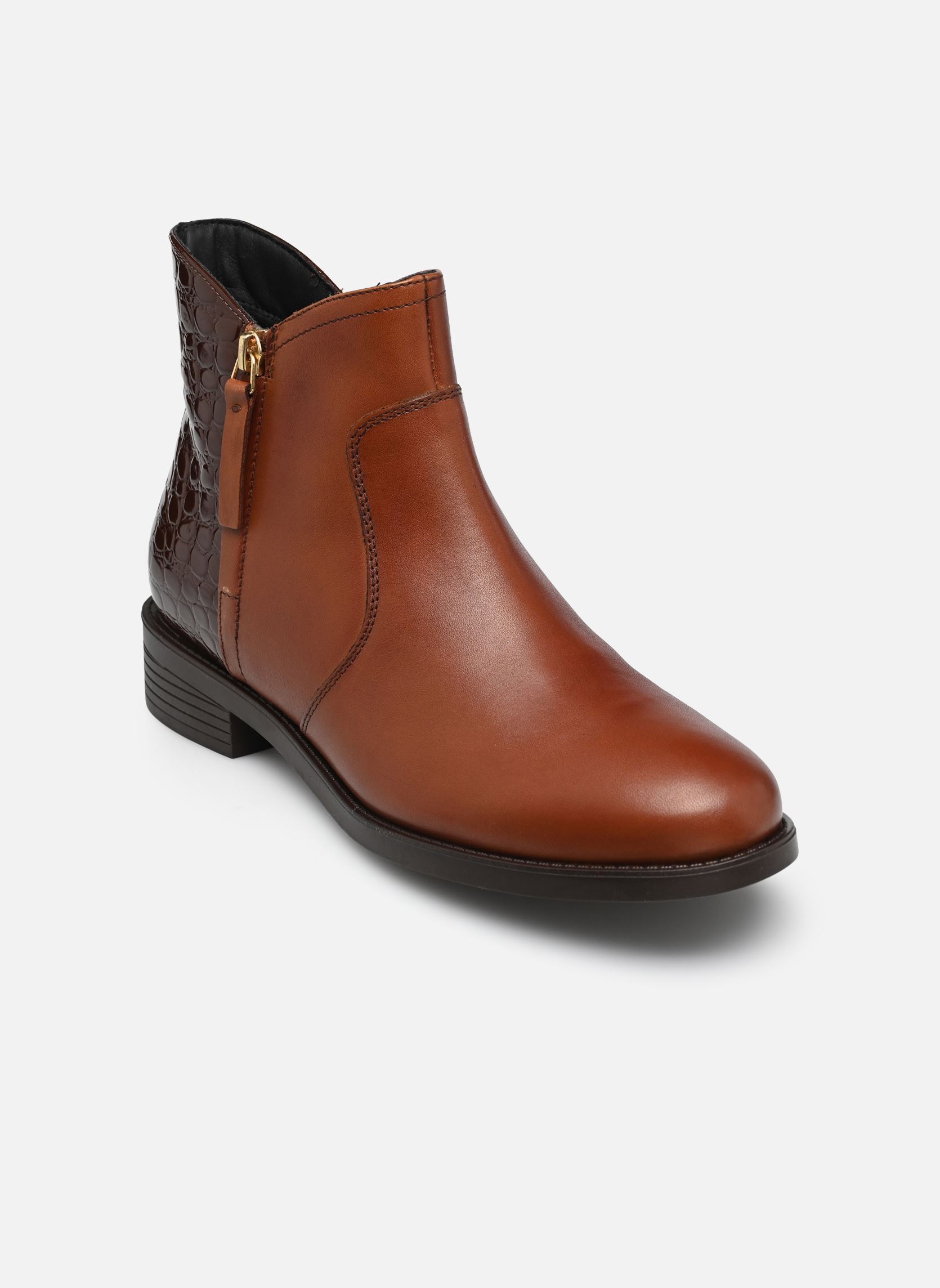Stiefeletten und Stiefel D ESMEENA A damen braun Geox Stiefeletten und Stiefel D ESMEENA A damen braun BRUN