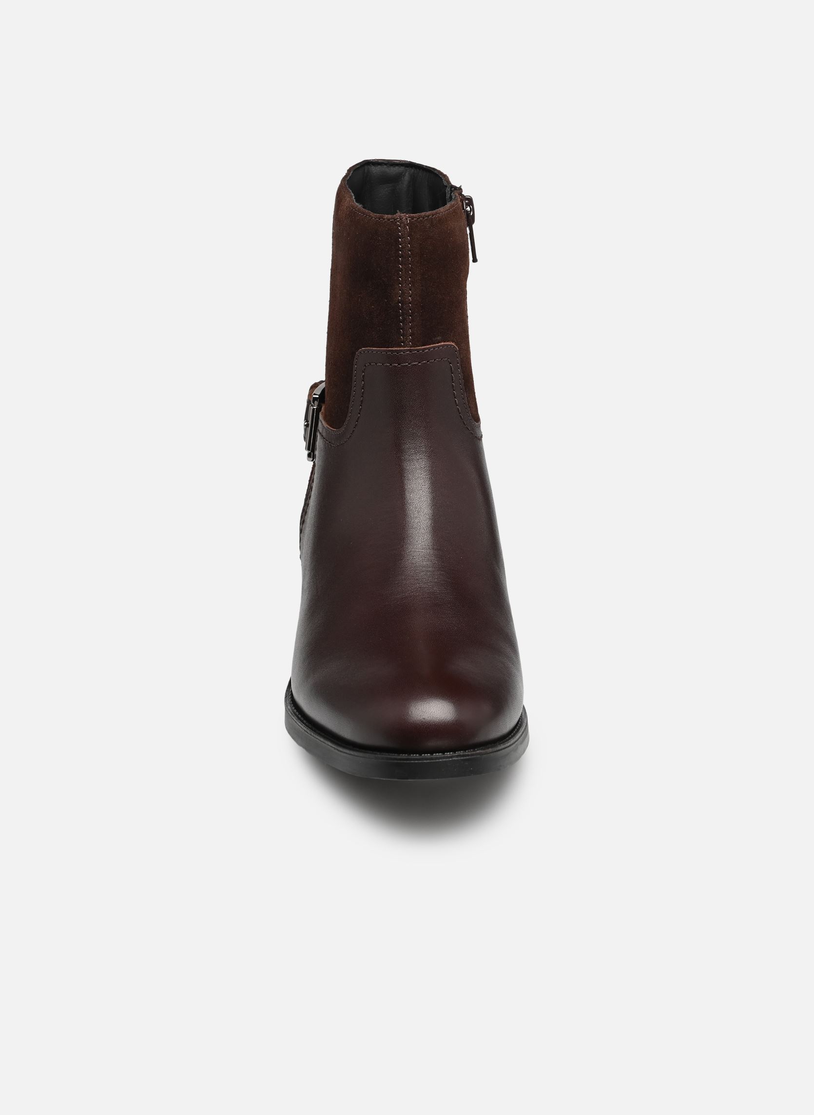 Enkellaarzen en boots D ESMEENA F dames bruin Geox Enkellaarzen en boots D ESMEENA F dames bruin DARK BROWN
