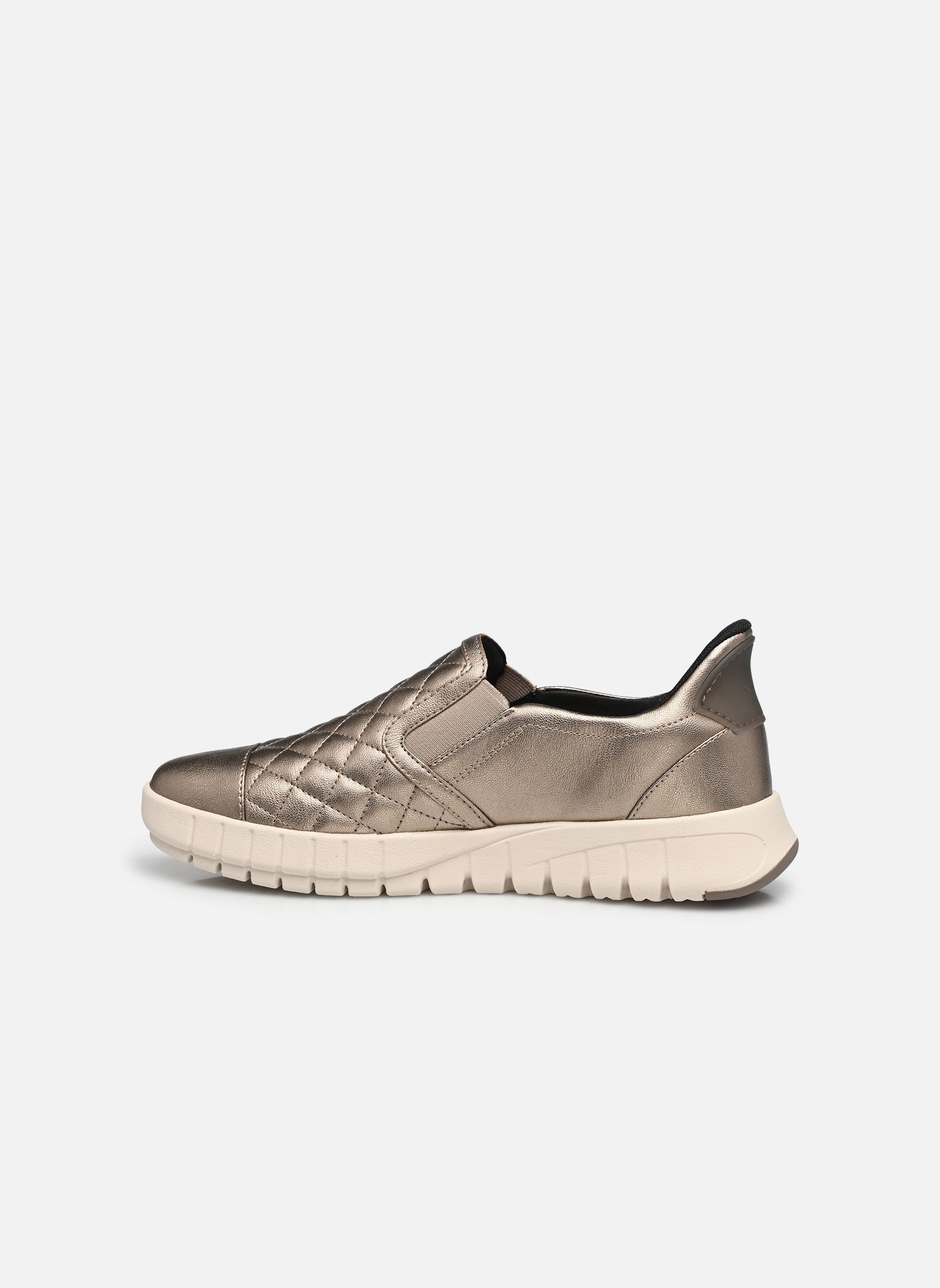Baskets D FLEXTRIDE PLUS A FAST IN femme or et bronze Geox Baskets D FLEXTRIDE PLUS A FAST IN femme or et bronze SABLE