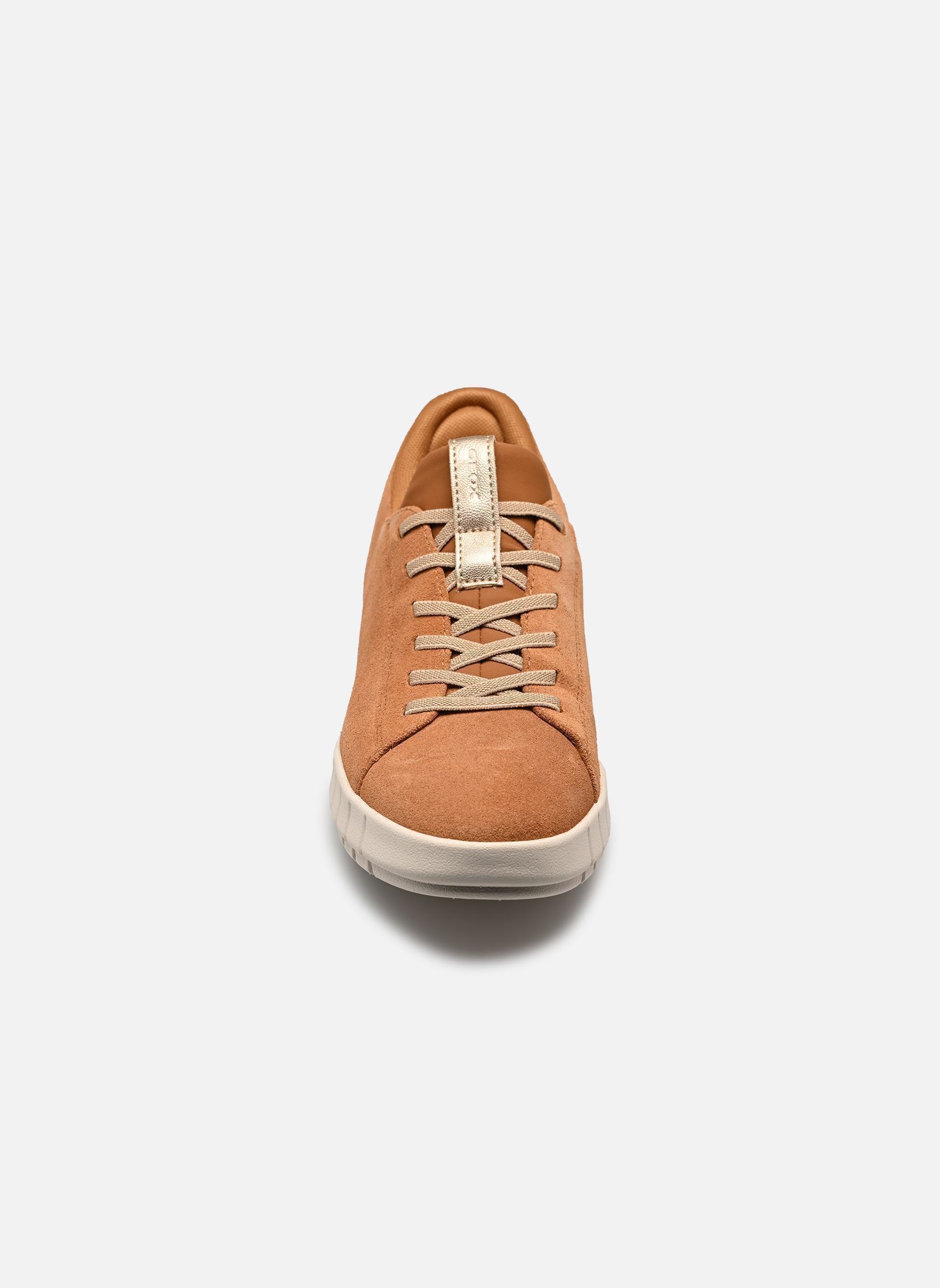 Baskets D FLEXTRIDE PLUS C FAST IN femme marron Geox Baskets D FLEXTRIDE PLUS C FAST IN femme marron WHISKY