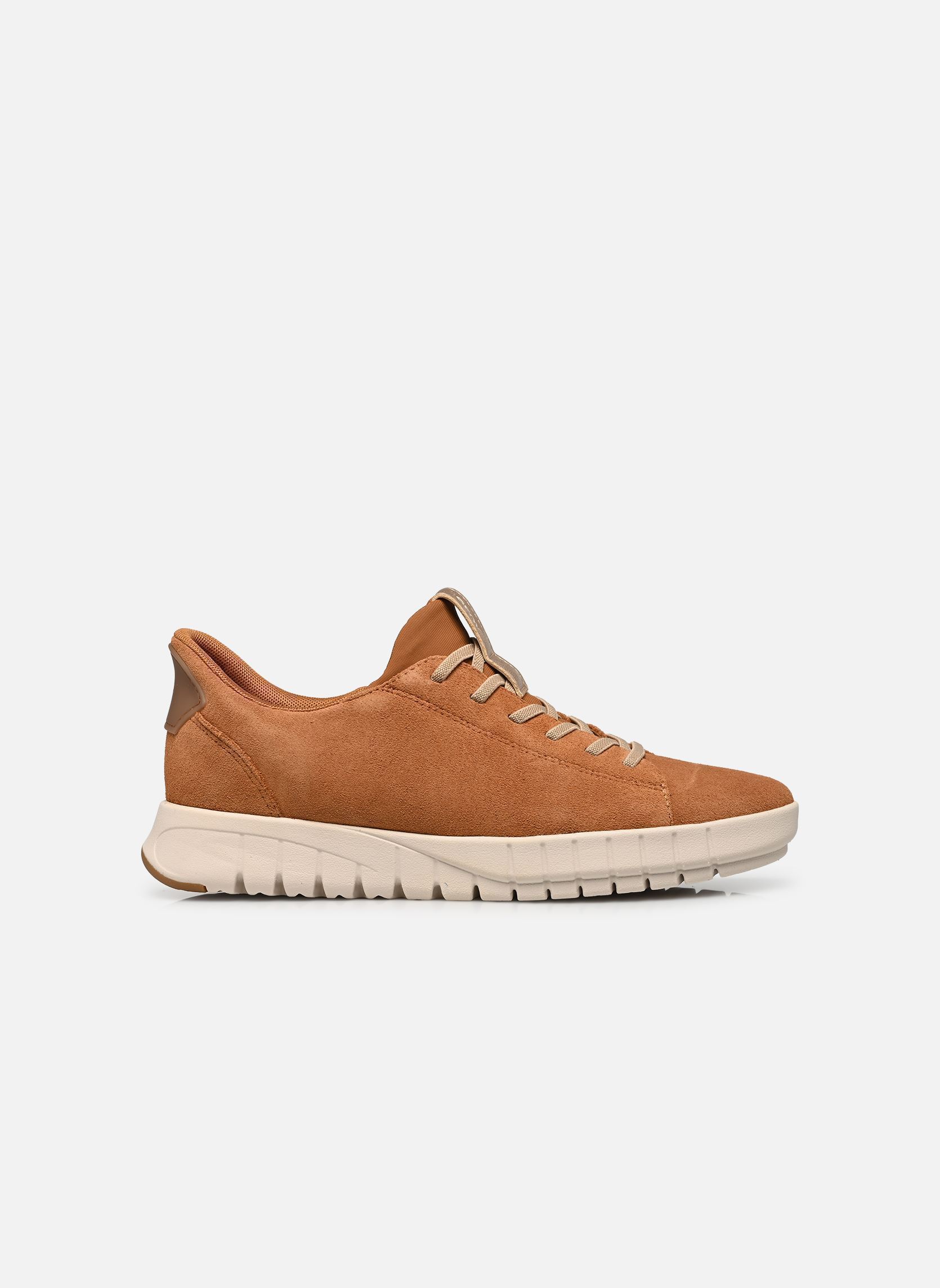 Baskets D FLEXTRIDE PLUS C FAST IN femme marron Geox Baskets D FLEXTRIDE PLUS C FAST IN femme marron WHISKY