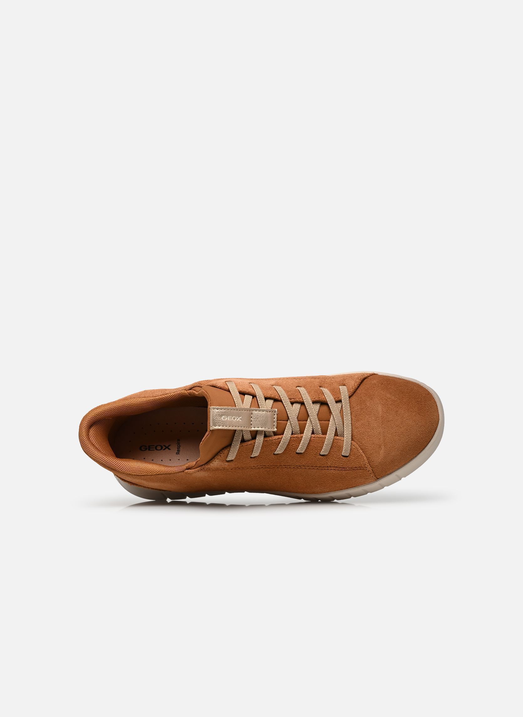 Baskets D FLEXTRIDE PLUS C FAST IN femme marron Geox Baskets D FLEXTRIDE PLUS C FAST IN femme marron WHISKY