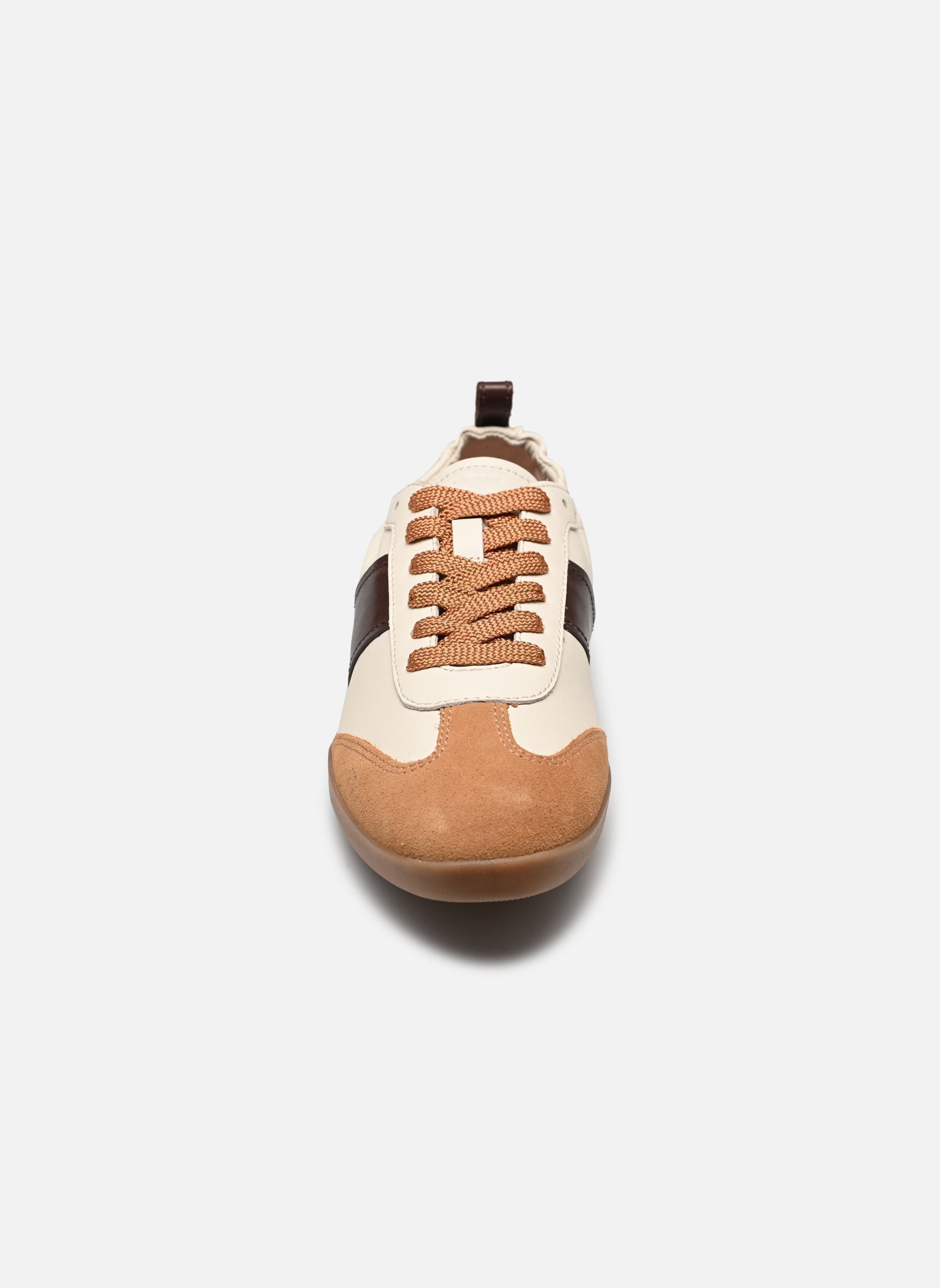 Baskets D MARYEMY femme blanc Geox Baskets D MARYEMY femme blanc LIGHT GREY/MAHOGANY