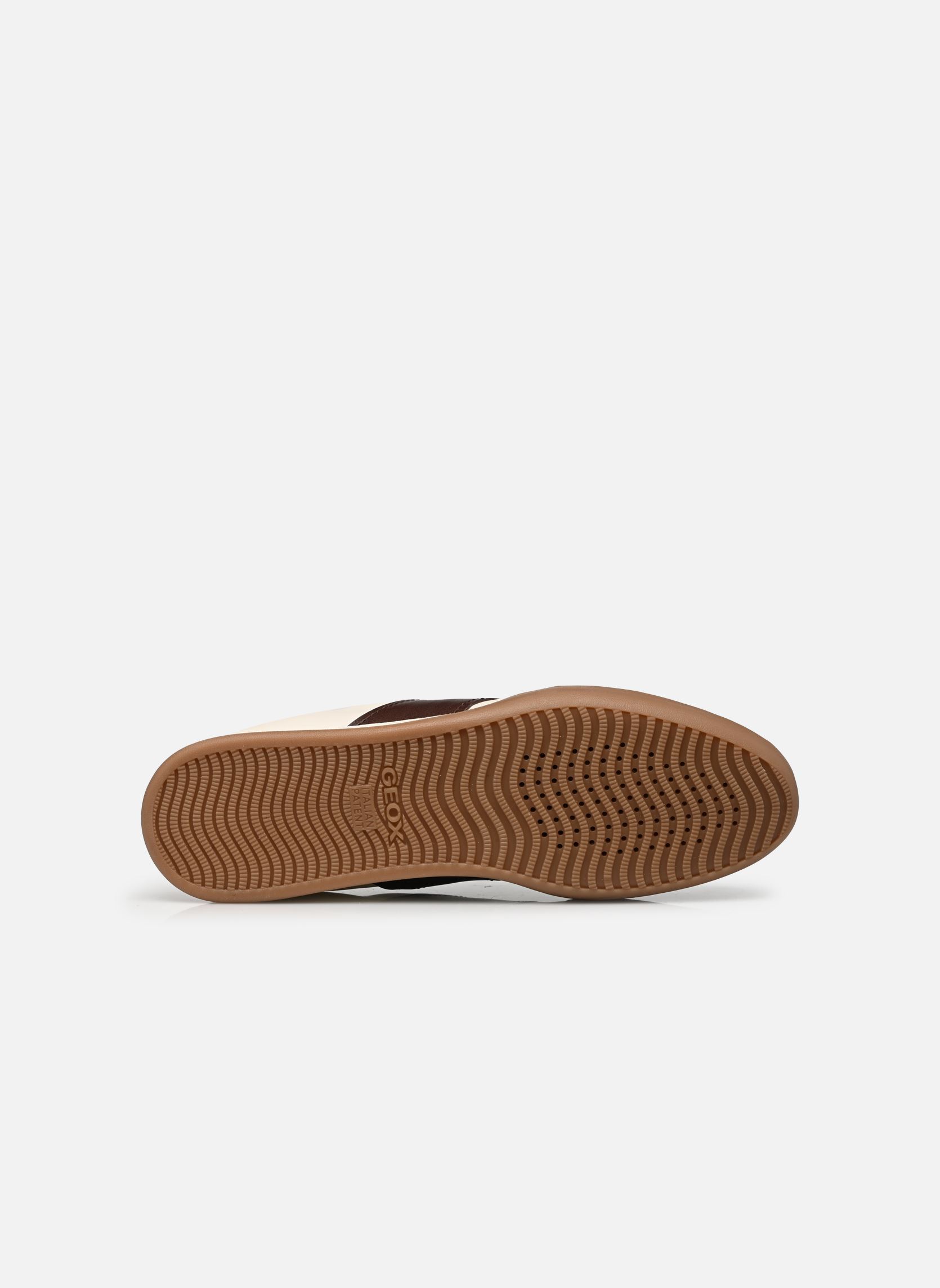 Baskets D MARYEMY femme blanc Geox Baskets D MARYEMY femme blanc LIGHT GREY/MAHOGANY
