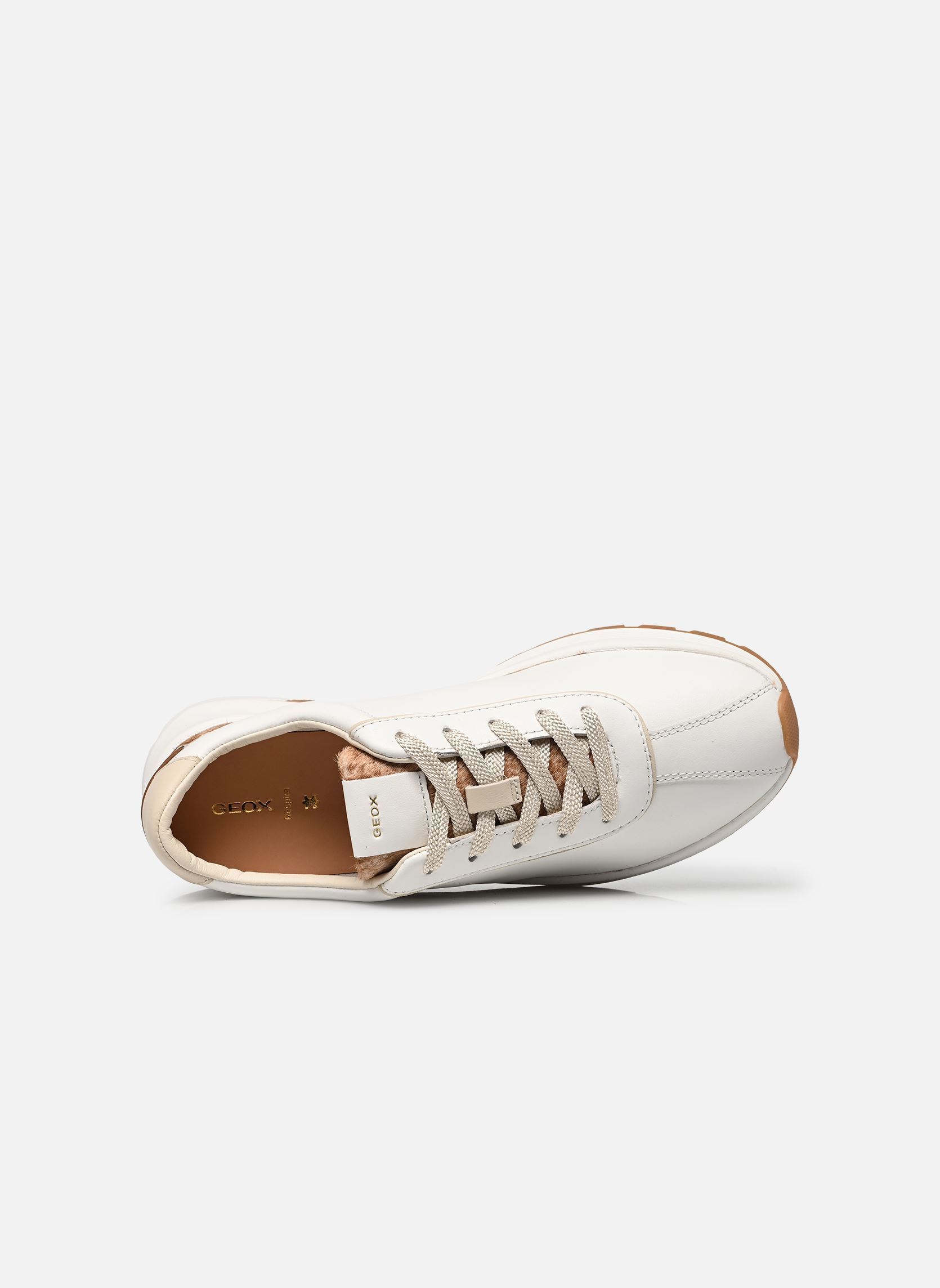 Baskets D METROPOLI femme blanc Geox Baskets D METROPOLI femme blanc BLANC / PAPYRUS