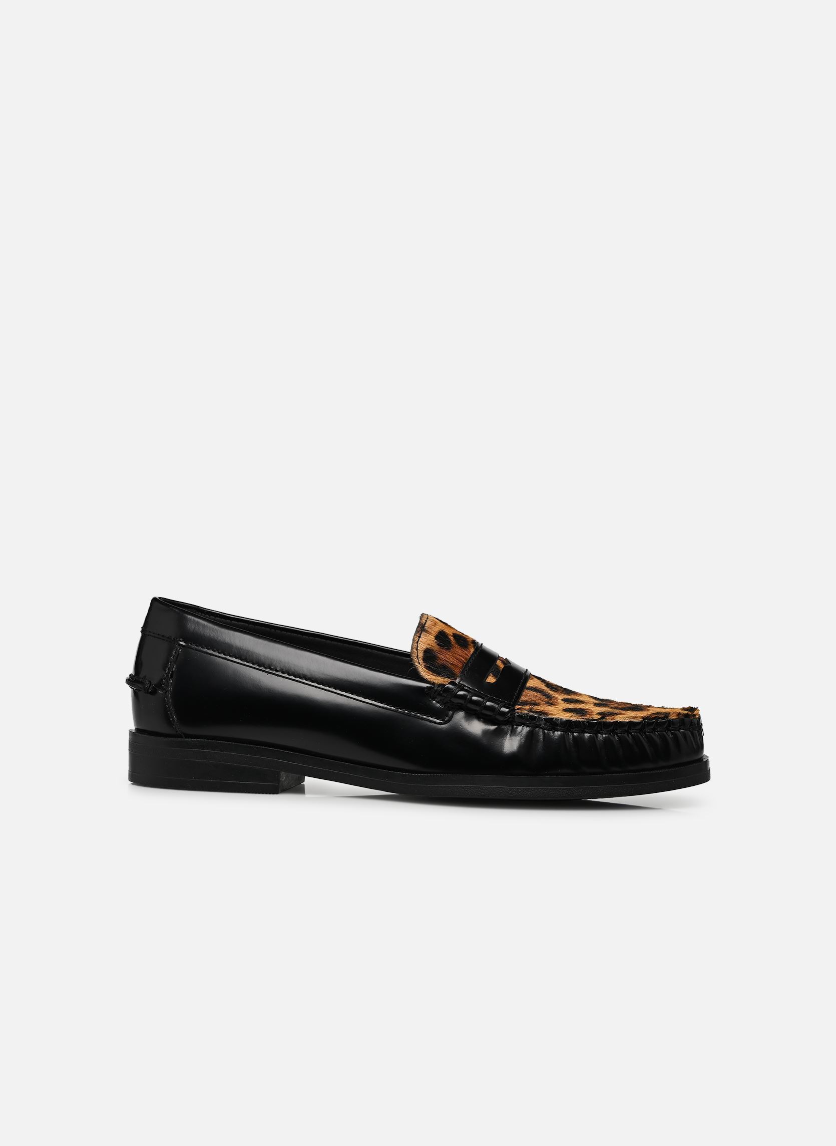 Loafer D NOEMEN A damen schwarz Geox Loafer D NOEMEN A damen schwarz BLACK/LEOPARD