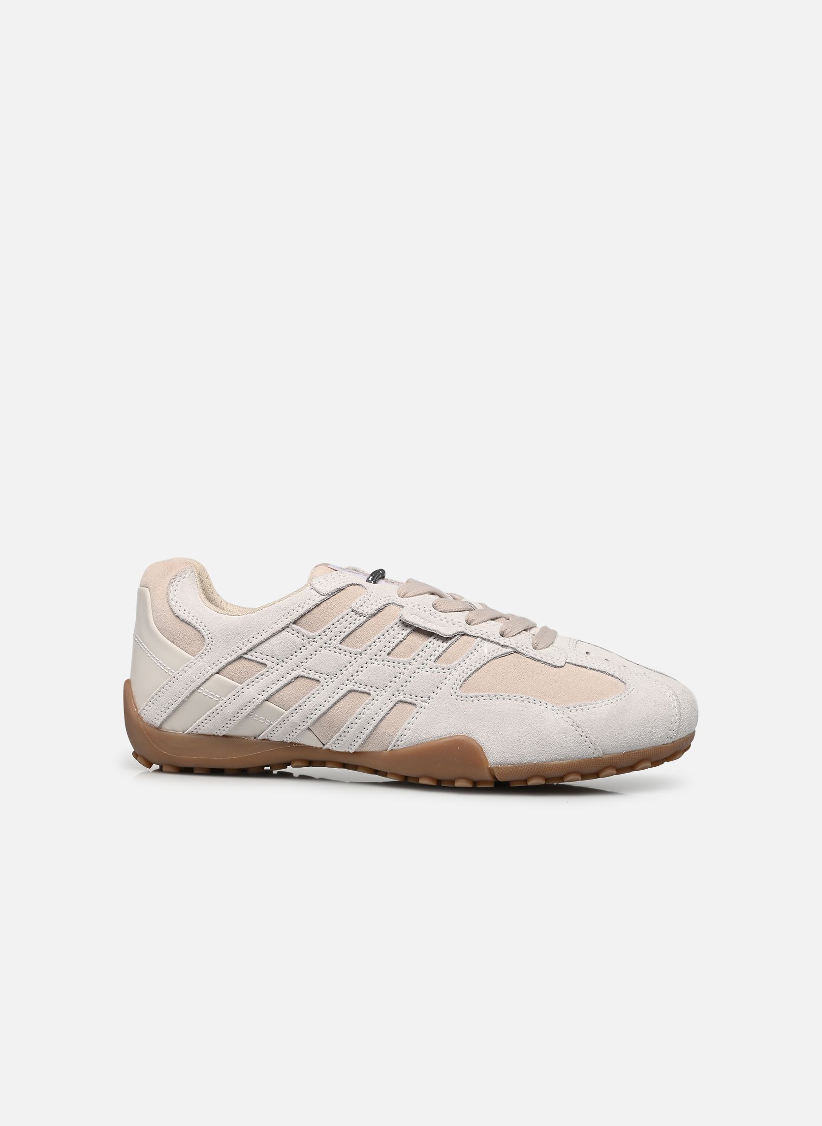 Baskets D SNAKE femme blanc Geox Baskets D SNAKE femme blanc OFF WHITE/LIGHT SAND