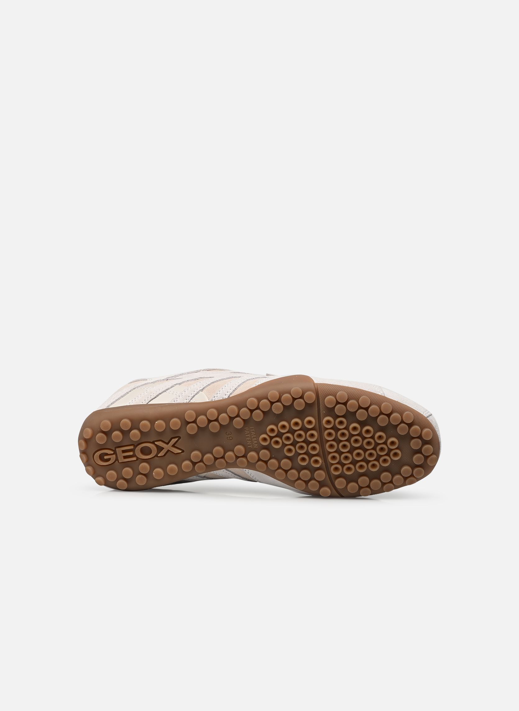 Baskets D SNAKE femme blanc Geox Baskets D SNAKE femme blanc OFF WHITE/LIGHT SAND