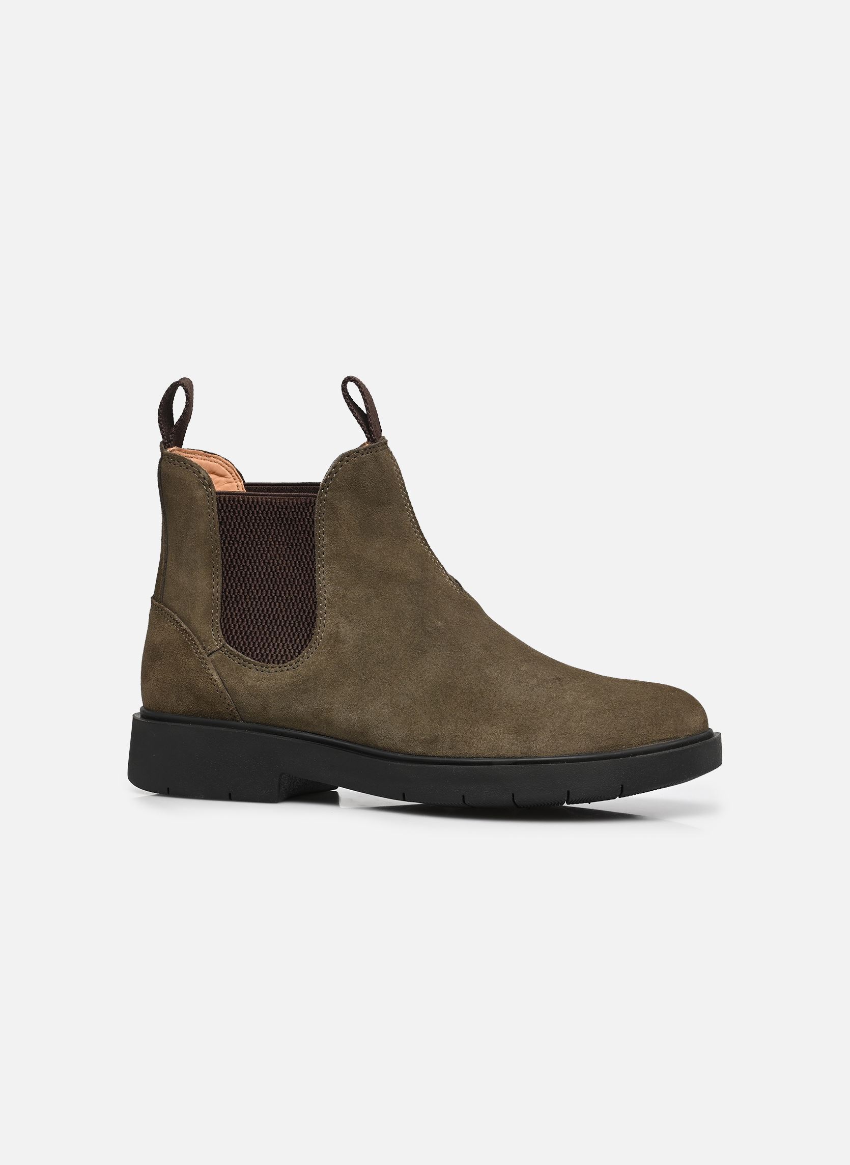 Bottines et boots D SPHERICA EC1 BH femme vert Geox Bottines et boots D SPHERICA EC1 BH femme vert MILITARY/CHOCOLATE