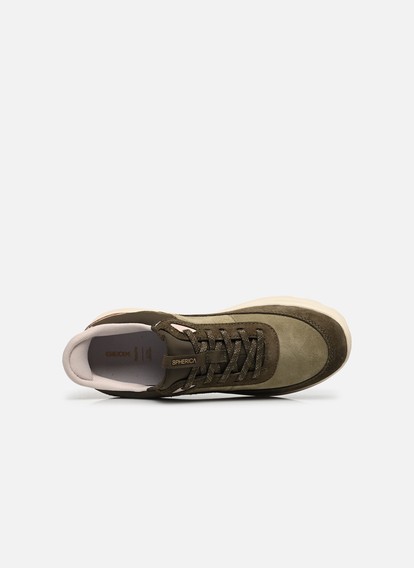 Baskets D SPHERICA PLUS B FAST IN femme vert Geox Baskets D SPHERICA PLUS B FAST IN femme vert SAGE/MILITARY