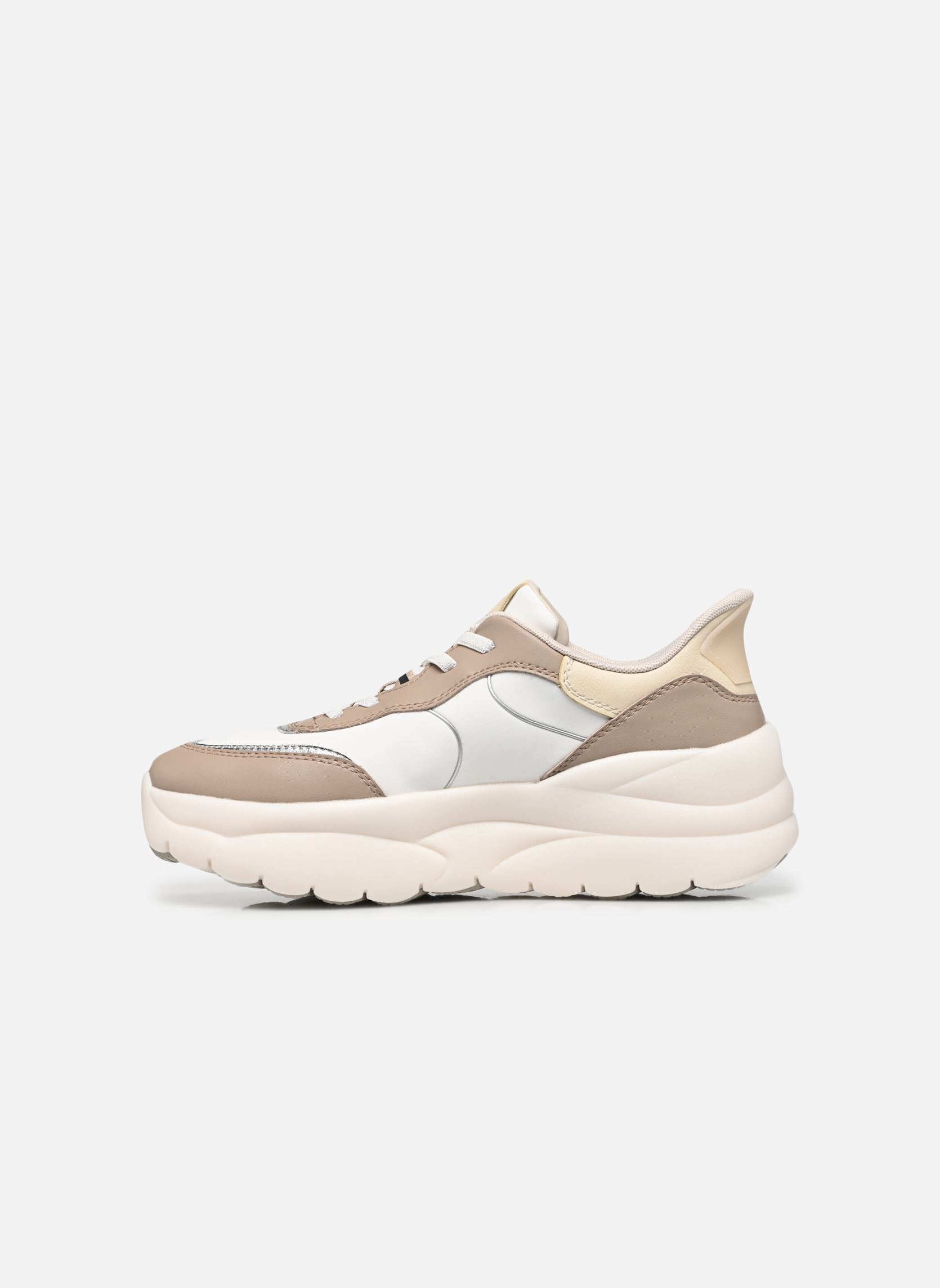 Sneaker D XTORS PLUS B damen weiß Geox Sneaker D XTORS PLUS B damen weiß BLANC/BEIGE