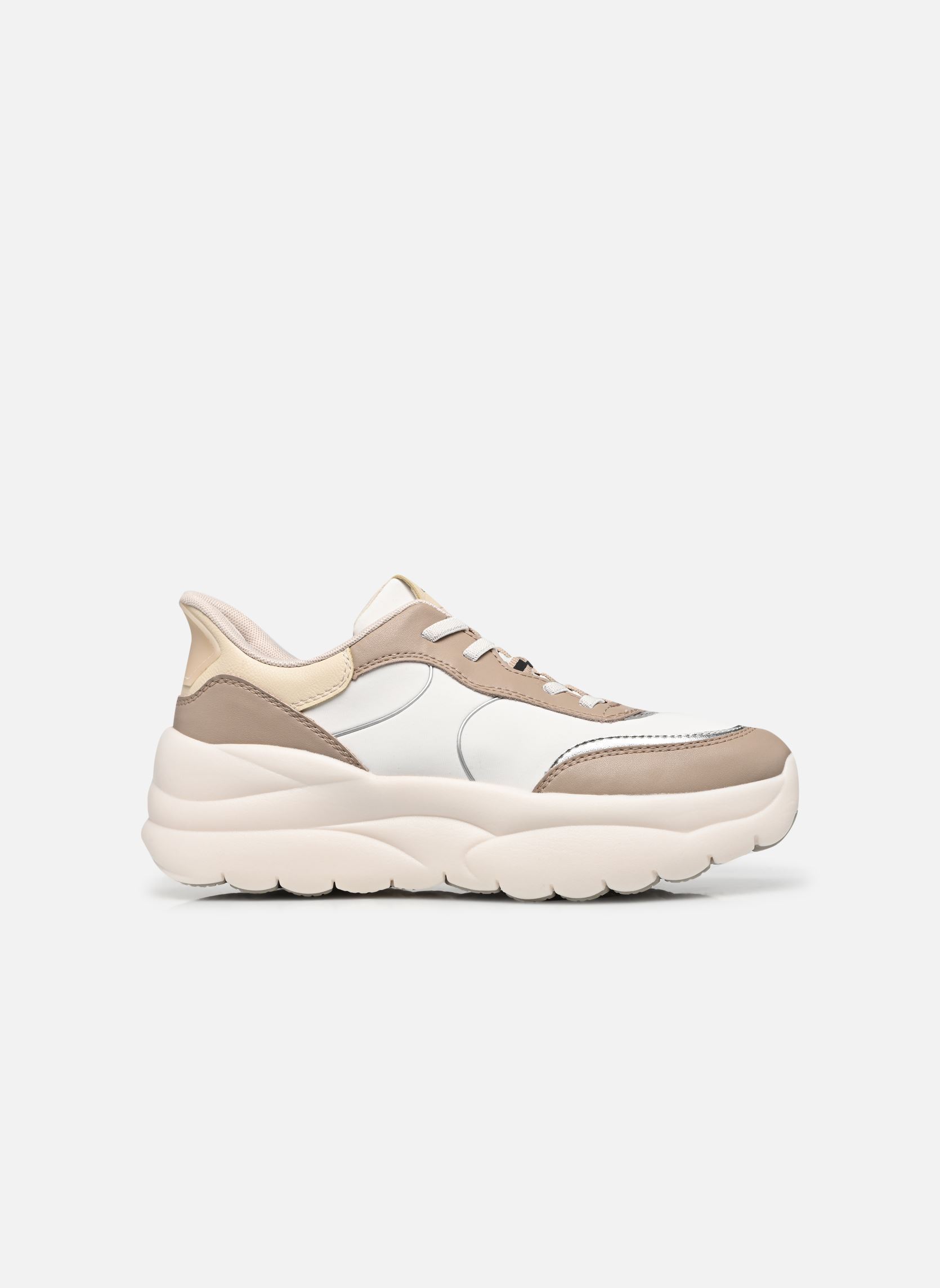 Sneaker D XTORS PLUS B damen weiß Geox Sneaker D XTORS PLUS B damen weiß BLANC/BEIGE