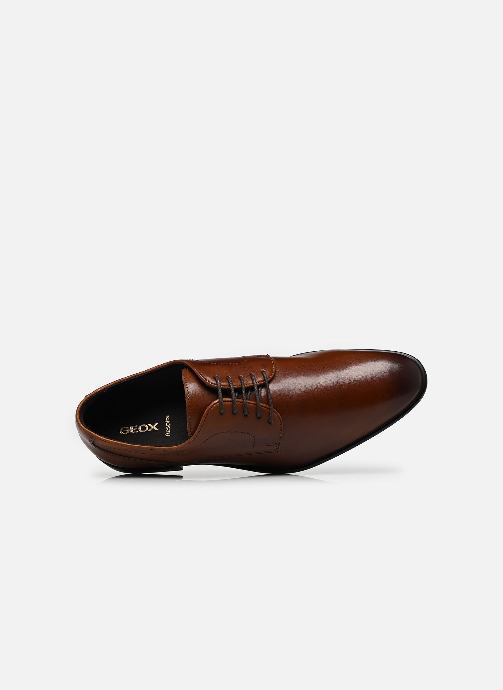 Derby schoenen U THALOS heren bruin Geox Derby schoenen U THALOS heren bruin COGNAC