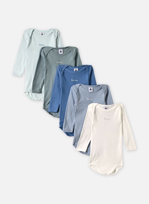 Petit Bateau Rompertjes 5 BODIES US ML Unie Mixte meerkleurig