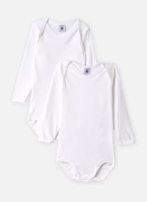 Bodies Lot de 2 Bodies Manches Longues Uni blanc Petit Bateau Bodies Lot de 2 Bodies Manches Longues Uni blanc VARIANTE 1