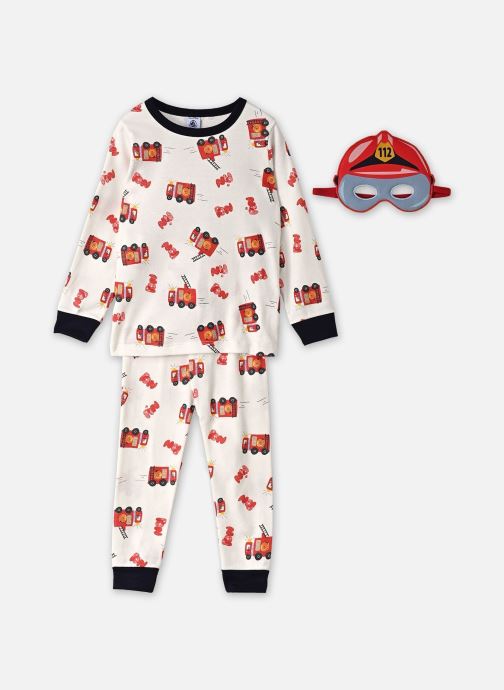 Petit Bateau Schlafanzug-Sets PYJAMA + MASQUE jungen weiß