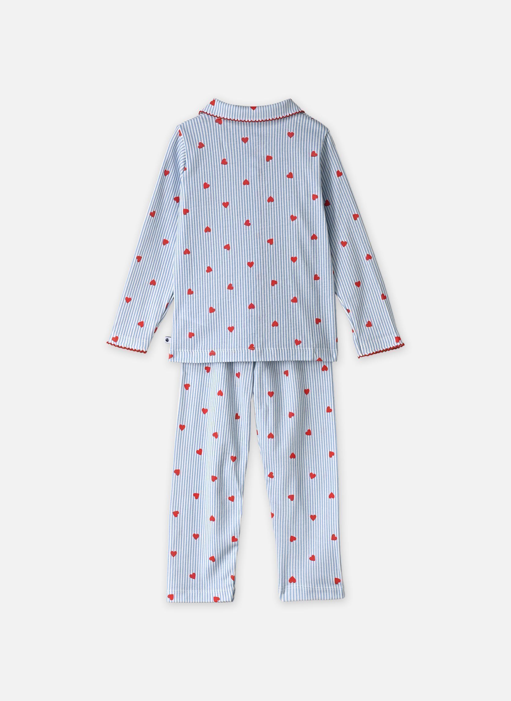 Ensembles de pyjamas Pyjama Chemise Fille fille bleu Petit Bateau Ensembles de pyjamas Pyjama Chemise Fille fille bleu MARSHMALLOW/MULTICO