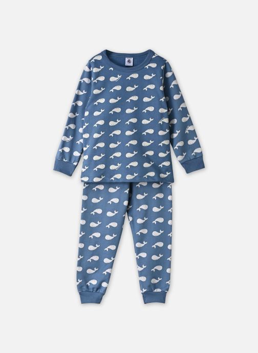 Petit Bateau Schlafanzug-Sets Pyjama Garçon Dauphin jungen blau
