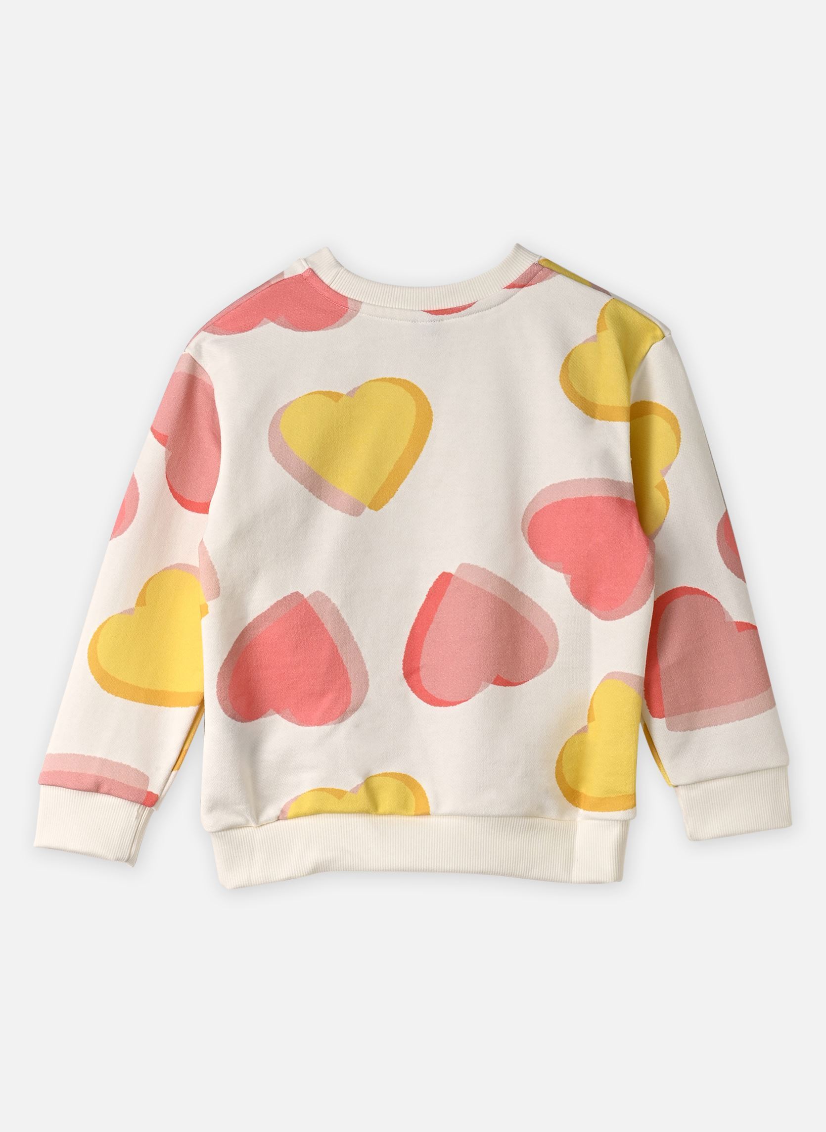 Sweatshirts SWEATSHIRT-A0GS909 meisjes meerkleurig Petit Bateau Sweatshirts SWEATSHIRT-A0GS909 meisjes meerkleurig MARSHMALLOW/MULTICO