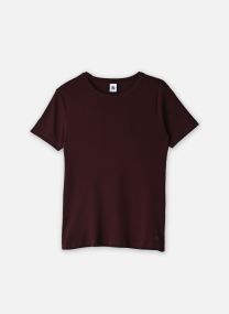 Tee-shirts T-shirt manches courtes col rond Unie femme violet