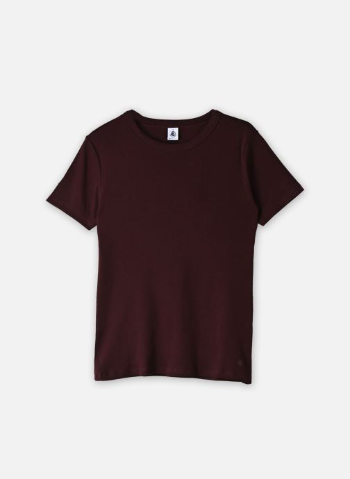 Petit Bateau T-shirts T-shirt manches courtes col rond Unie dames paars