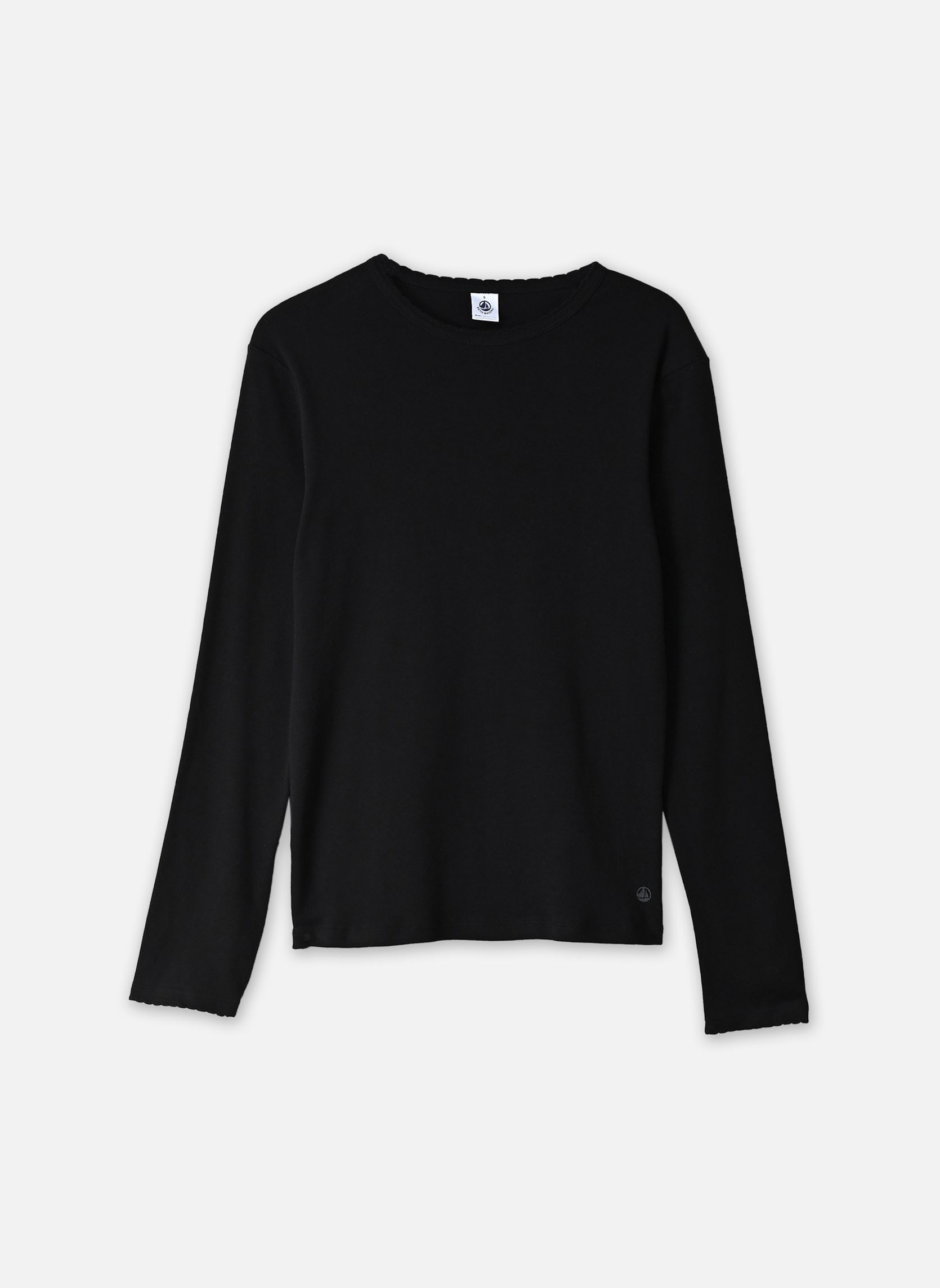 Tee-shirts TEE SHIRT ML-A0B6E02 femme noir Petit Bateau Tee-shirts TEE SHIRT ML-A0B6E02 femme noir BLACK