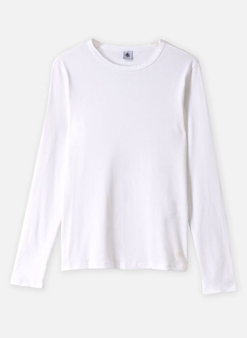 Petit Bateau Tee-shirts TEE SHIRT ML-A0G6U01 femme blanc