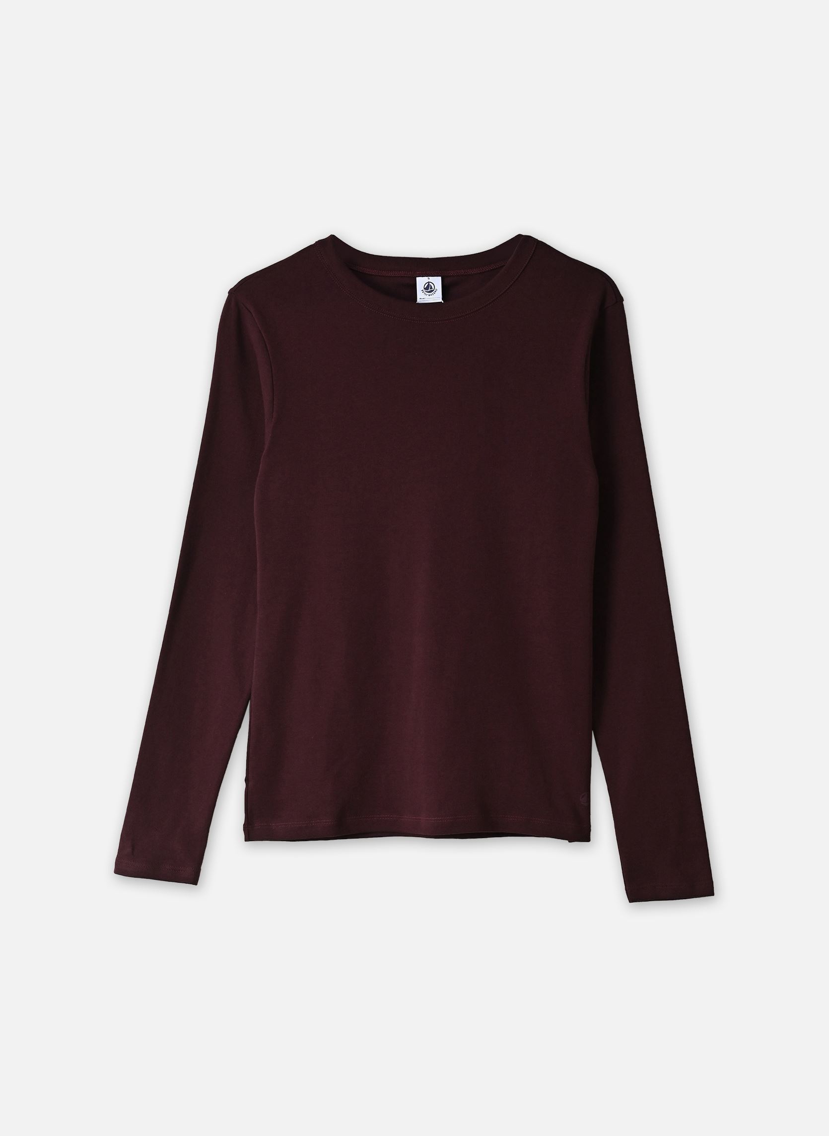 T-shirts TEE SHIRT ML-A0GU804 dames paars Petit Bateau T-shirts TEE SHIRT ML-A0GU804 dames paars MOON