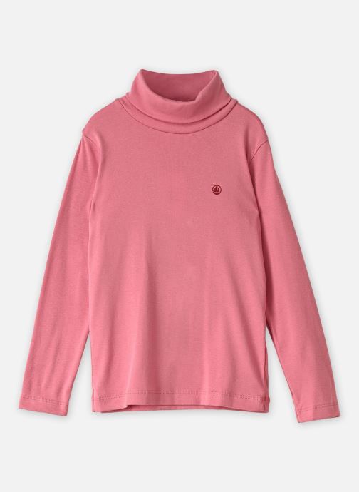 Petit Bateau Pulls Tee-Shirt L'Iconique Col Roulé En Coton fille rose