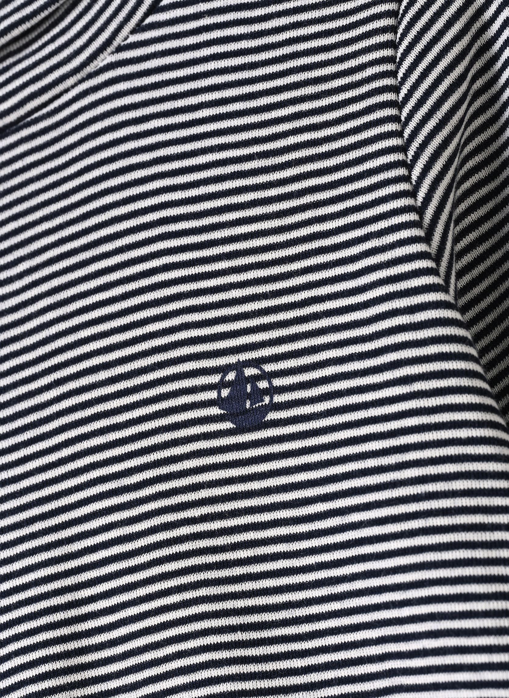 Tee-shirts Tee-Shirt L'Iconique Col Roulé En Coton garçon bleu Petit Bateau Tee-shirts Tee-Shirt L'Iconique Col Roulé En Coton garçon bleu SMOKING/MARSHMALLOW
