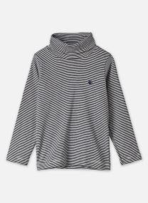 Tee-shirts Tee-Shirt L'Iconique Col Roulé En Coton garçon bleu Petit Bateau Tee-shirts Tee-Shirt L'Iconique Col Roulé En Coton garçon bleu SMOKING/MARSHMALLOW