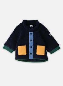 Vestes VESTE SHERPA bb bleu Petit Bateau Vestes VESTE SHERPA bb bleu SMOKING/MULTICO