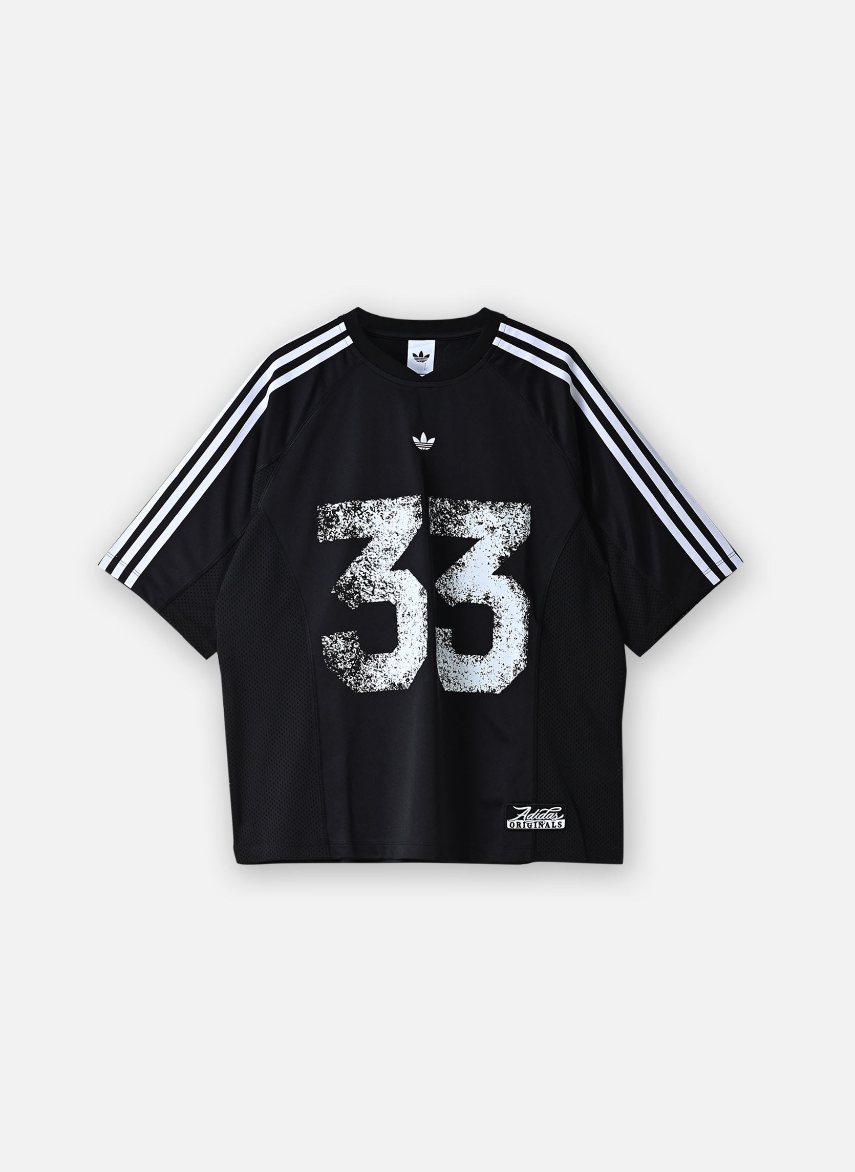 T-shirts JERSEY TOP dames zwart adidas originals T-shirts JERSEY TOP dames zwart BLACK