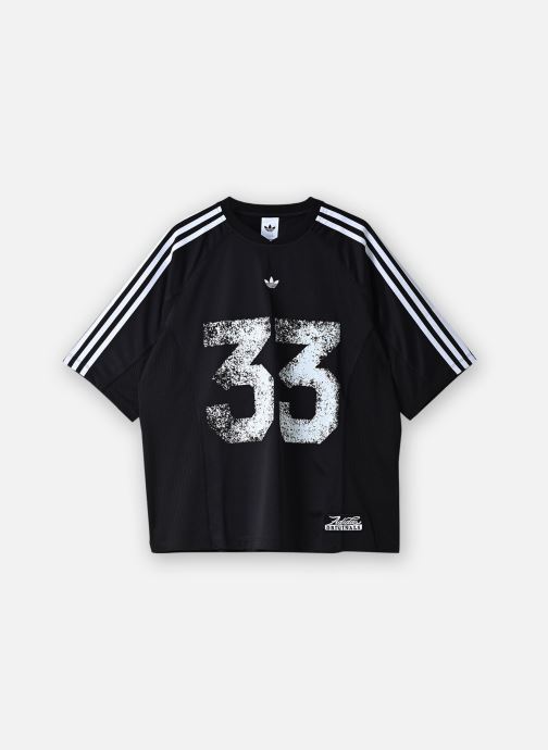 adidas originals T-shirts JERSEY TOP dames zwart
