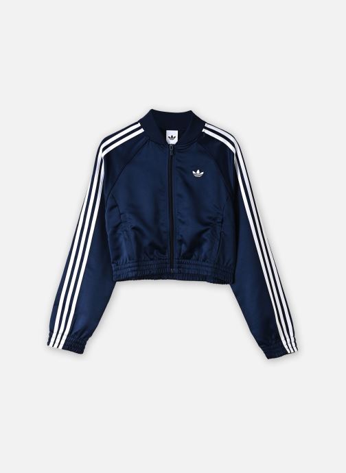 adidas originals Vestes de survêtement SST SATIN JACKET femme bleu