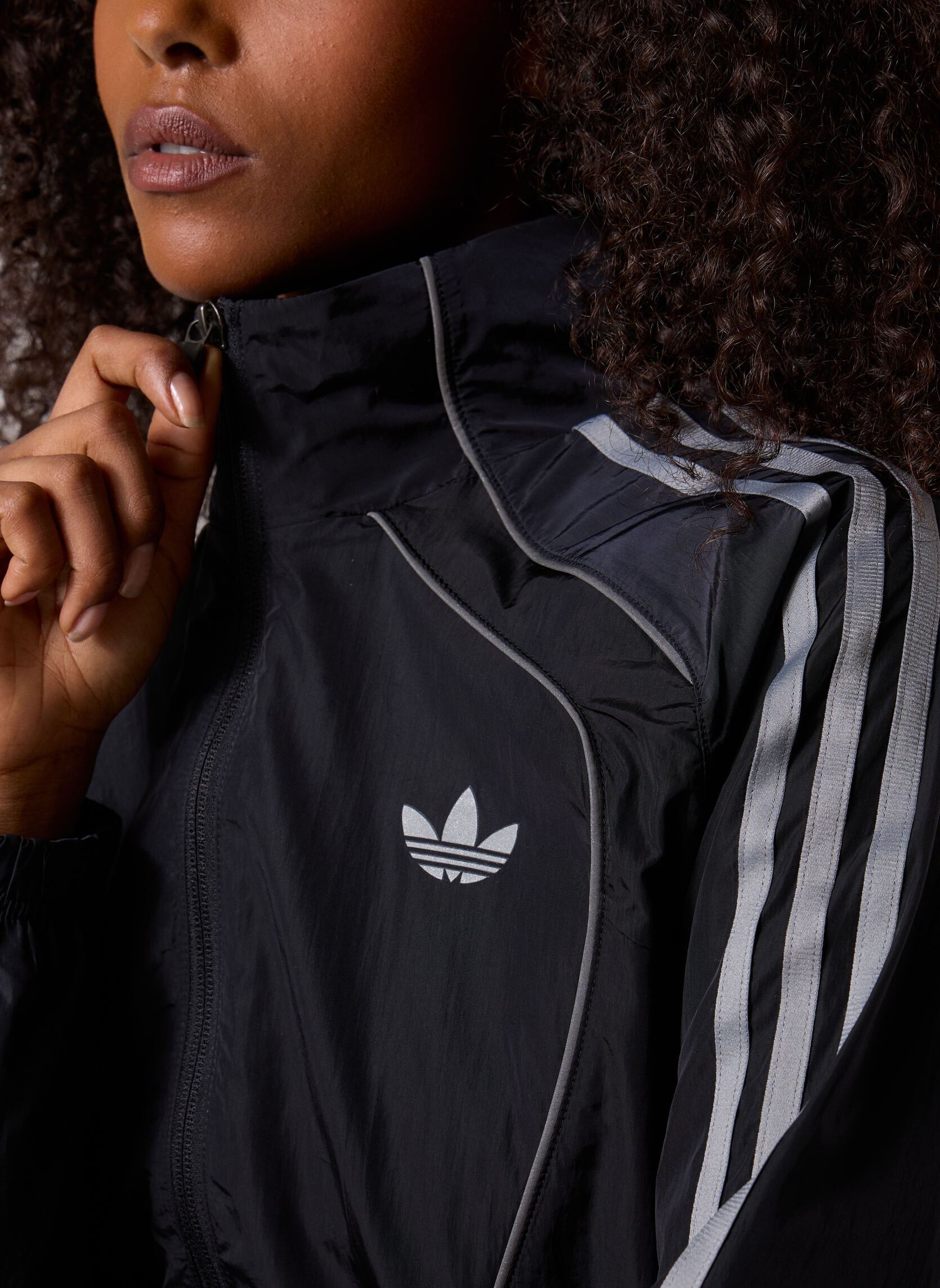 Vestes de survêtement TEAMGEIST TT femme noir adidas originals Vestes de survêtement TEAMGEIST TT femme noir BLACK