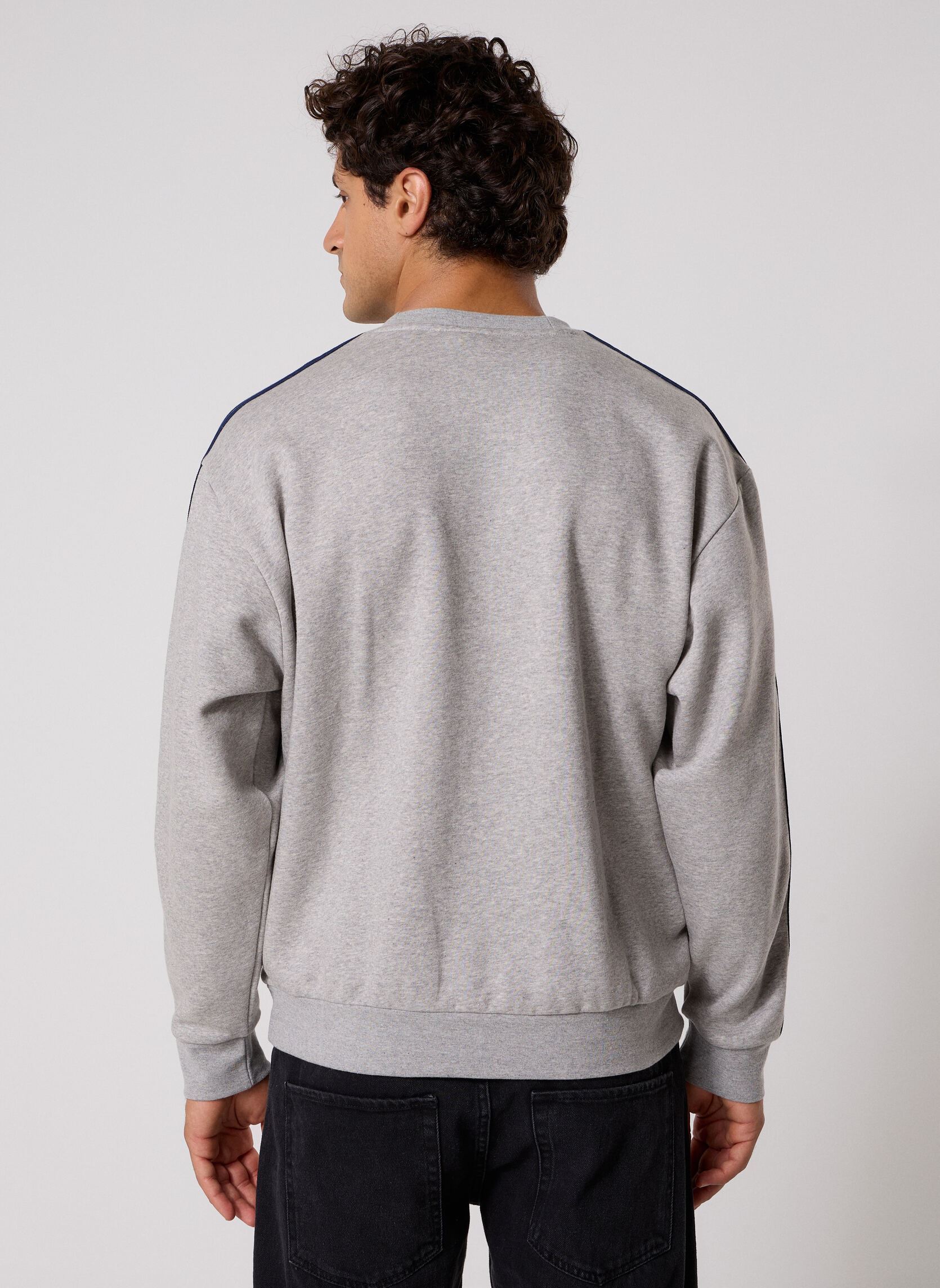 Sweats 3S CREW homme gris adidas originals Sweats 3S CREW homme gris medium grey heather
