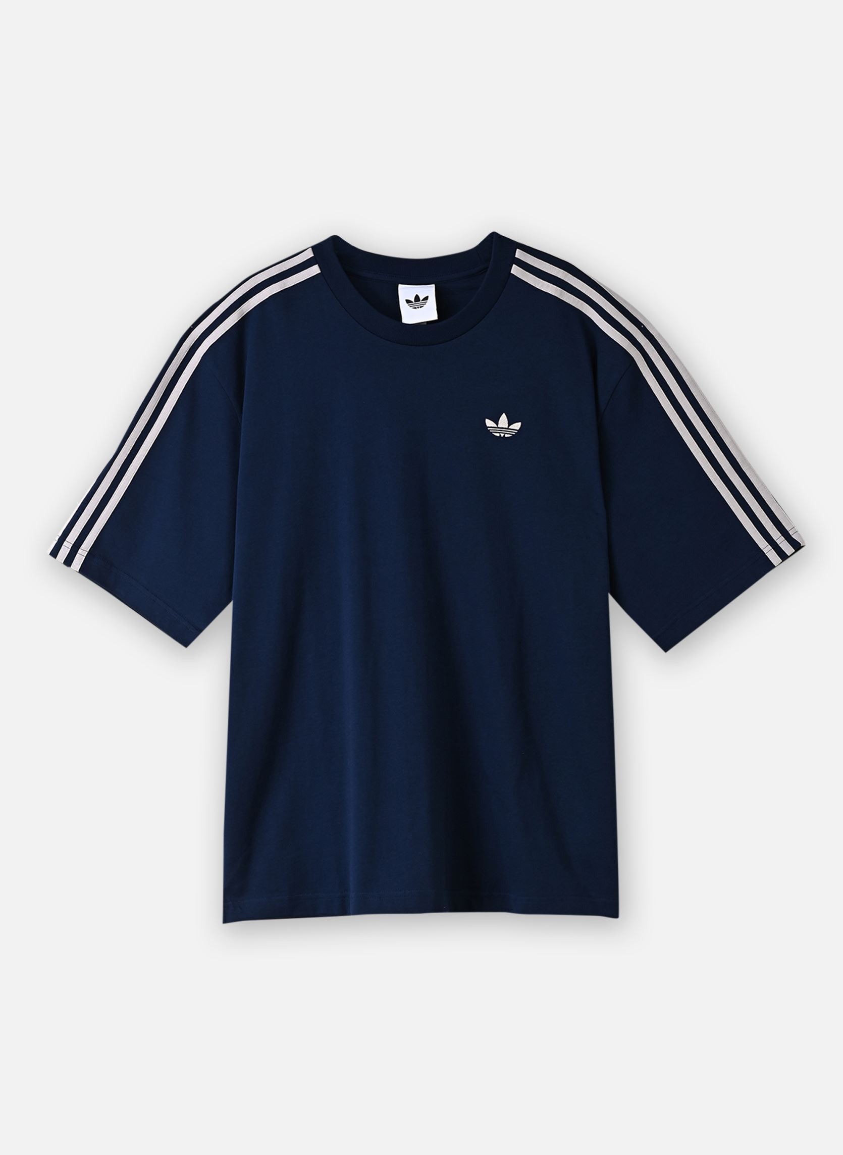 Tee-shirts 3S TEE homme bleu adidas originals Tee-shirts 3S TEE homme bleu night indigo