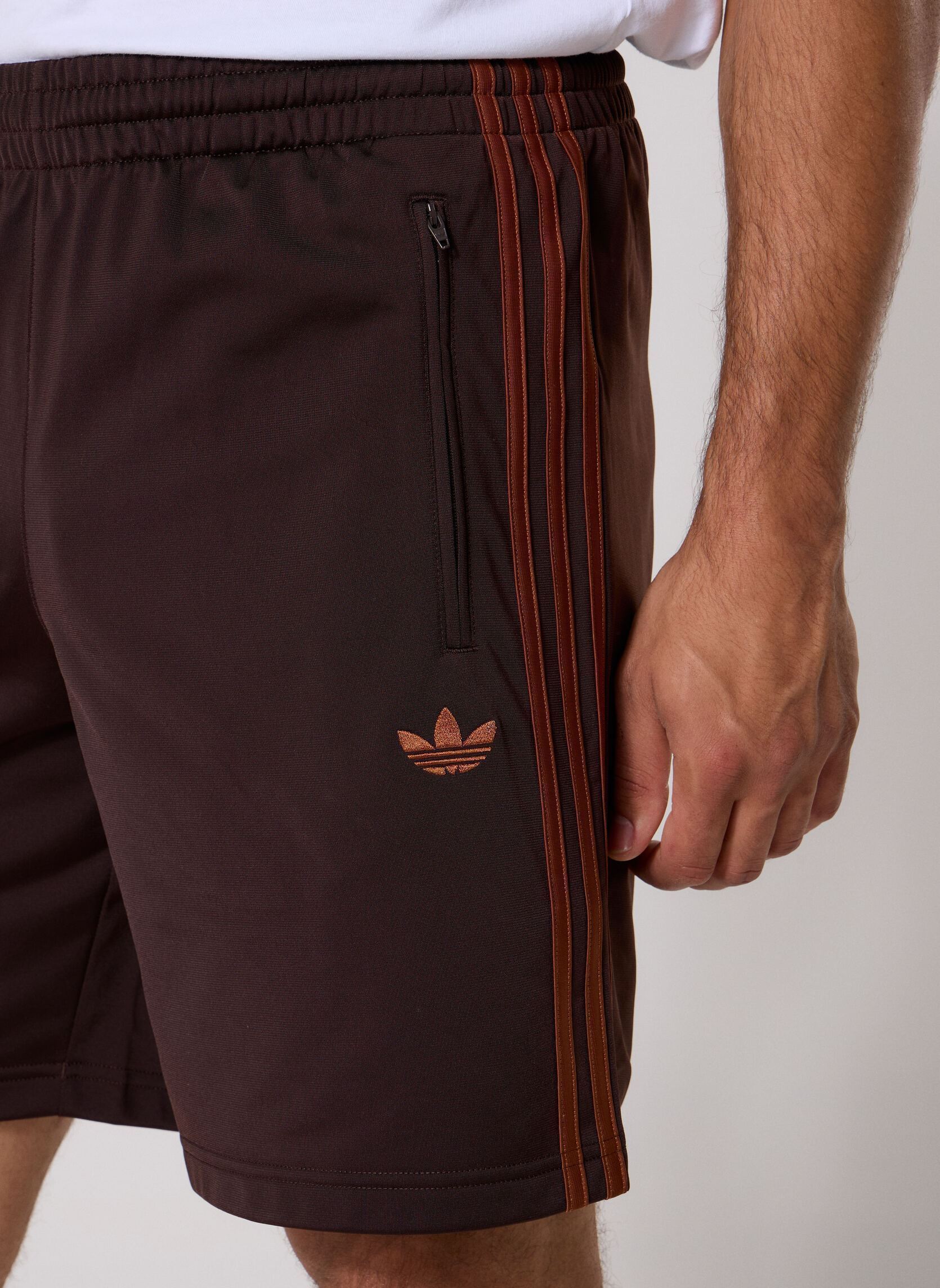 Sportshorts FIREBIRD SHO heren bruin adidas originals Sportshorts FIREBIRD SHO heren bruin Aurora Coffee