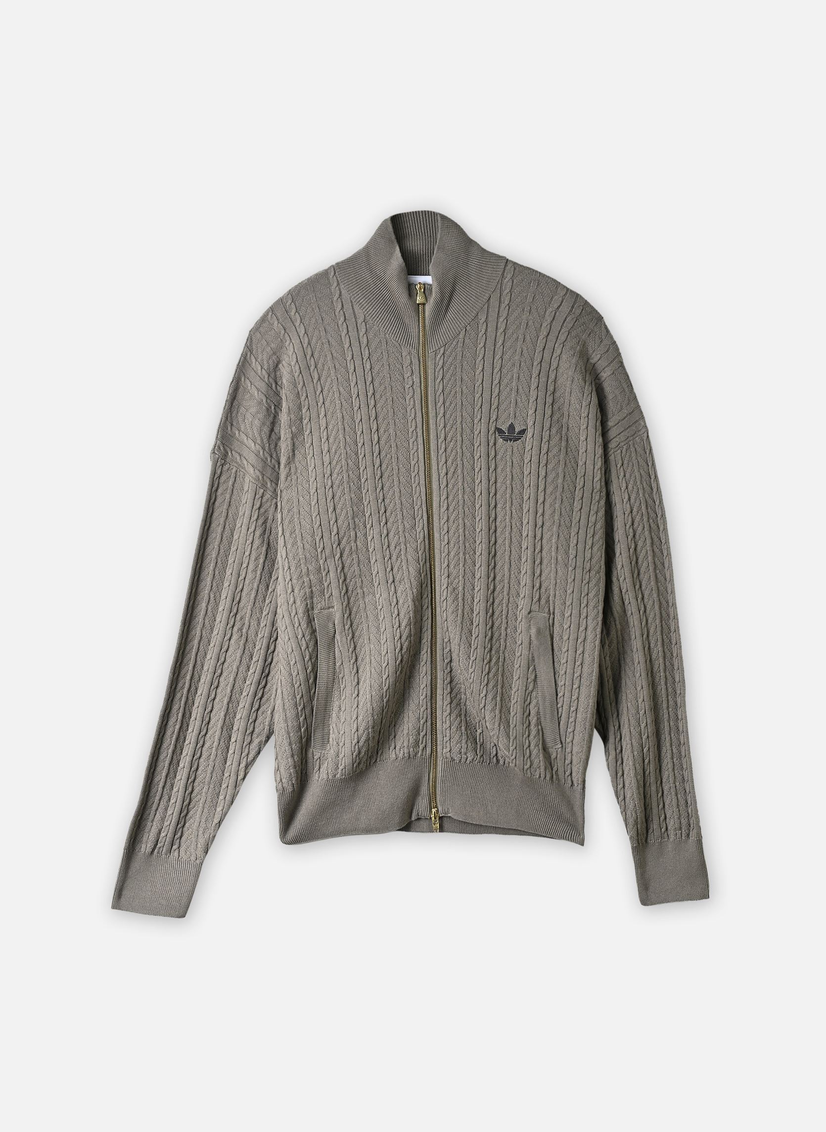 Vestes de survêtement FIREBIRD TT KNT homme gris adidas originals Vestes de survêtement FIREBIRD TT KNT homme gris silver pebble
