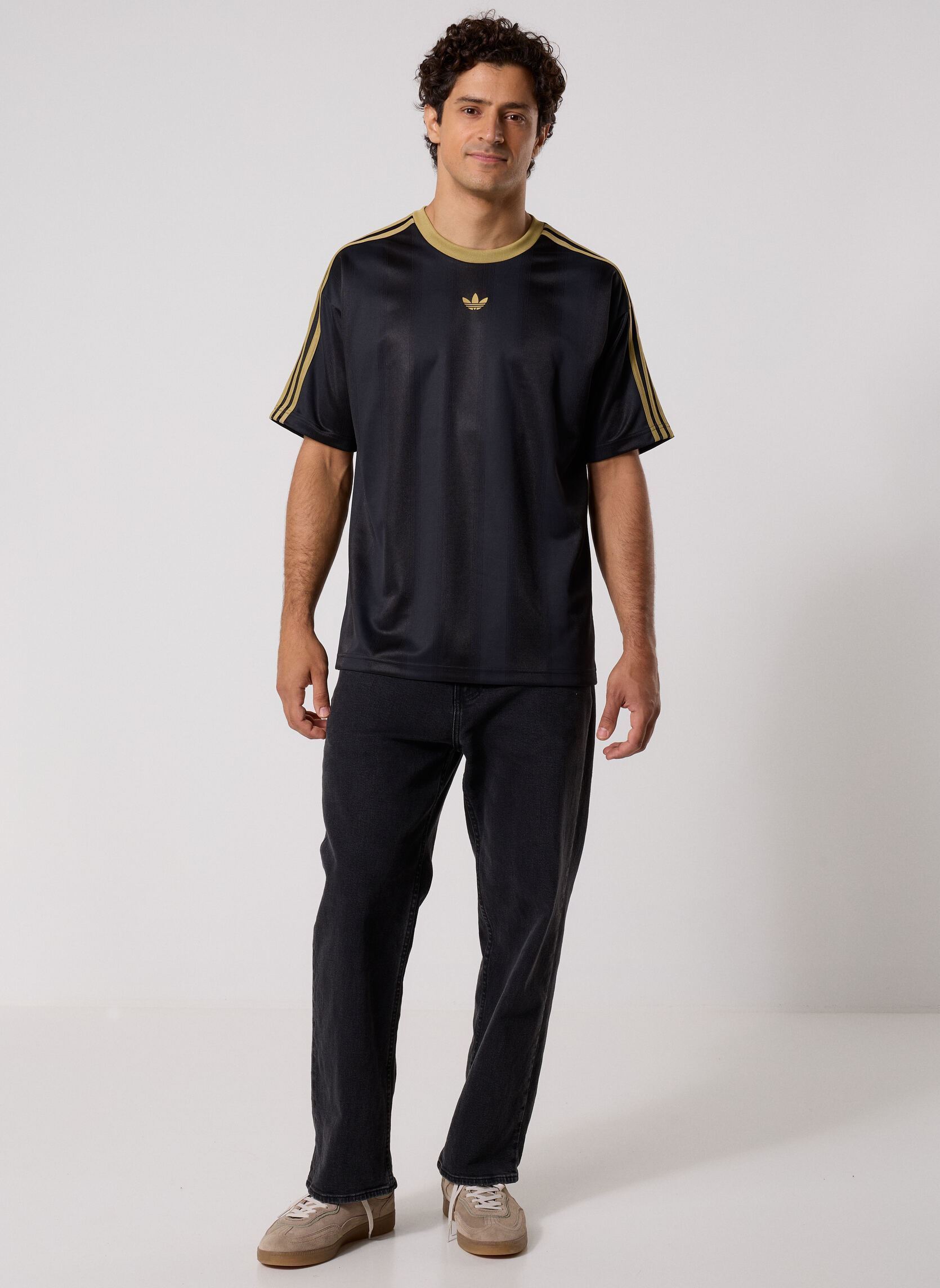 T-shirts JACQUARD JERSEY heren zwart adidas originals T-shirts JACQUARD JERSEY heren zwart black