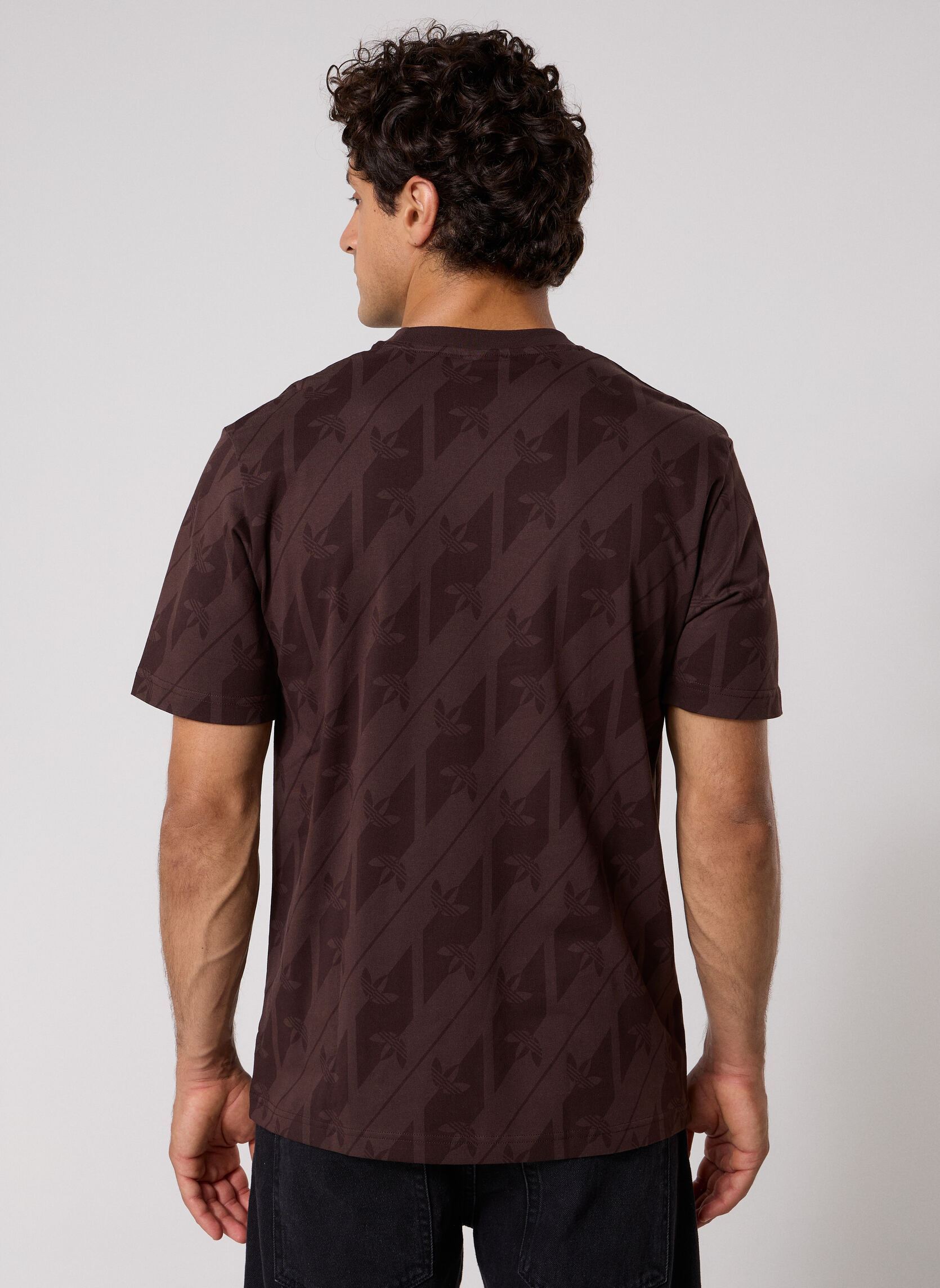 T-shirts MONOGRAM AOP TE heren bruin adidas originals T-shirts MONOGRAM AOP TE heren bruin Aurora Coffee