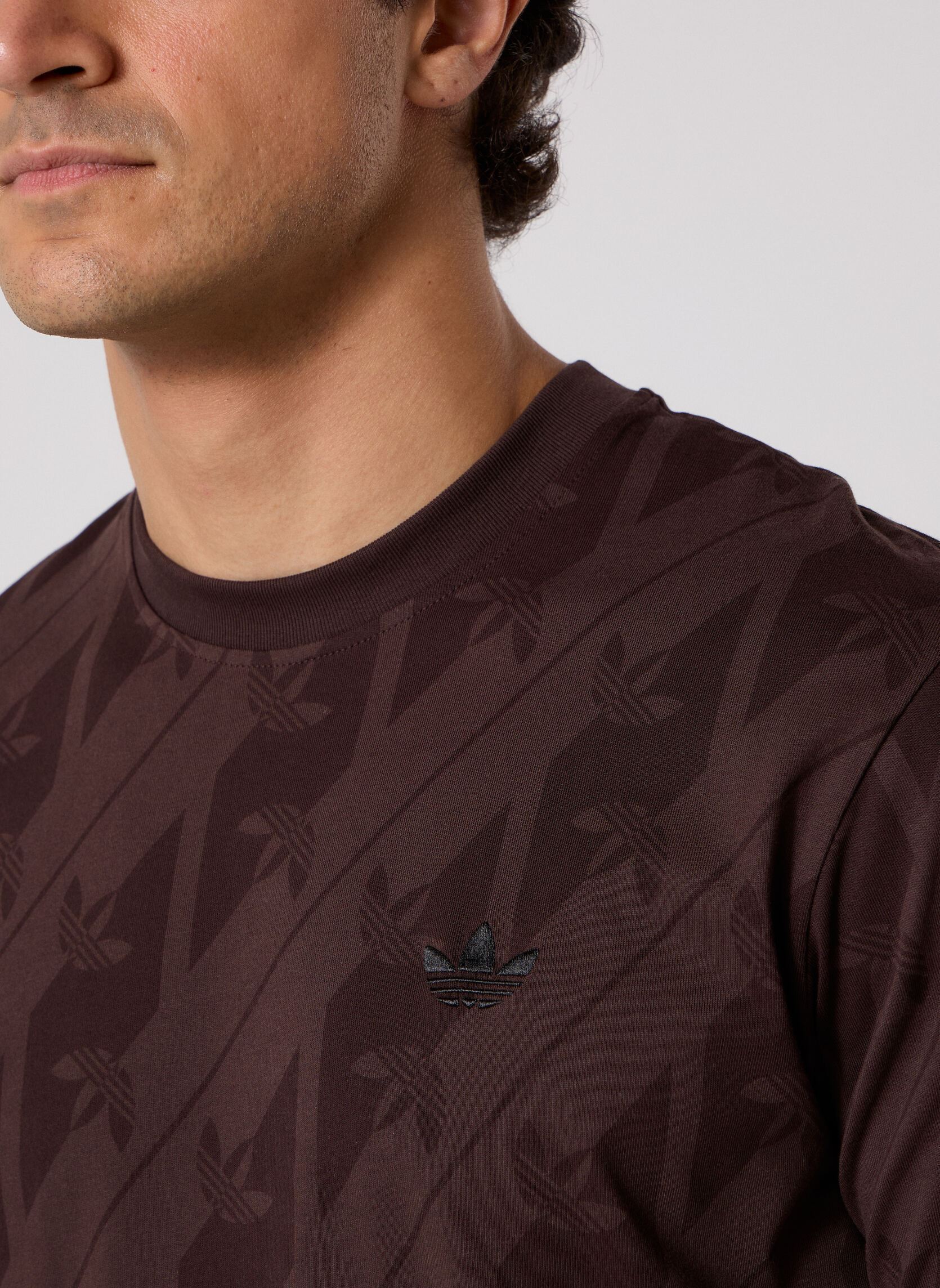 T-shirts MONOGRAM AOP TE heren bruin adidas originals T-shirts MONOGRAM AOP TE heren bruin Aurora Coffee